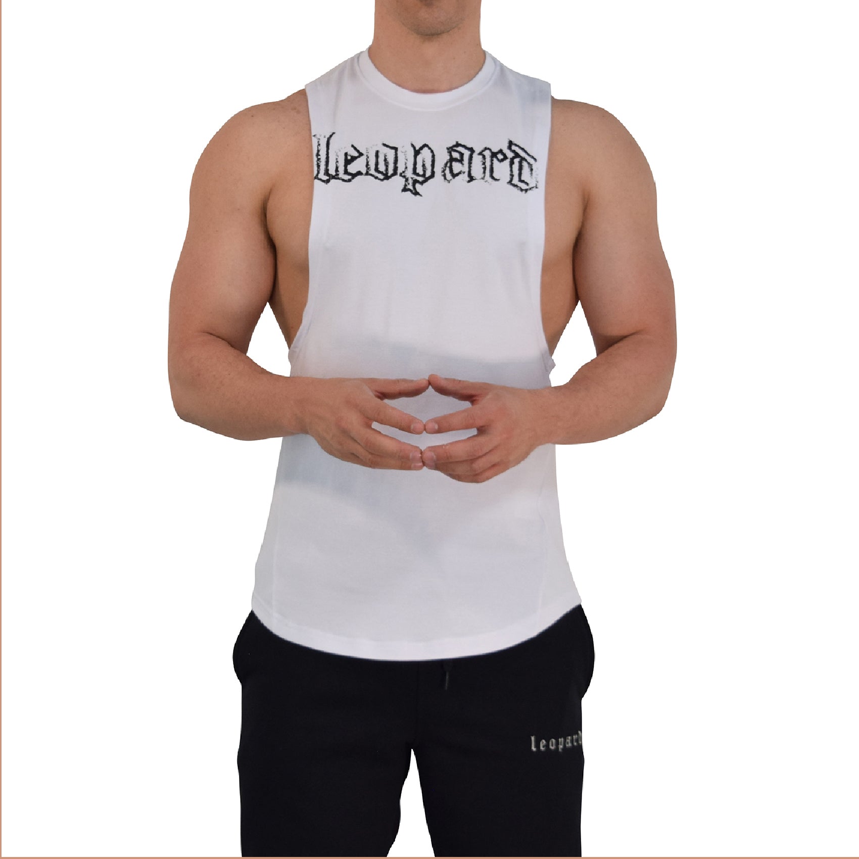 Element Sleeveless Tee White Brushed Logo