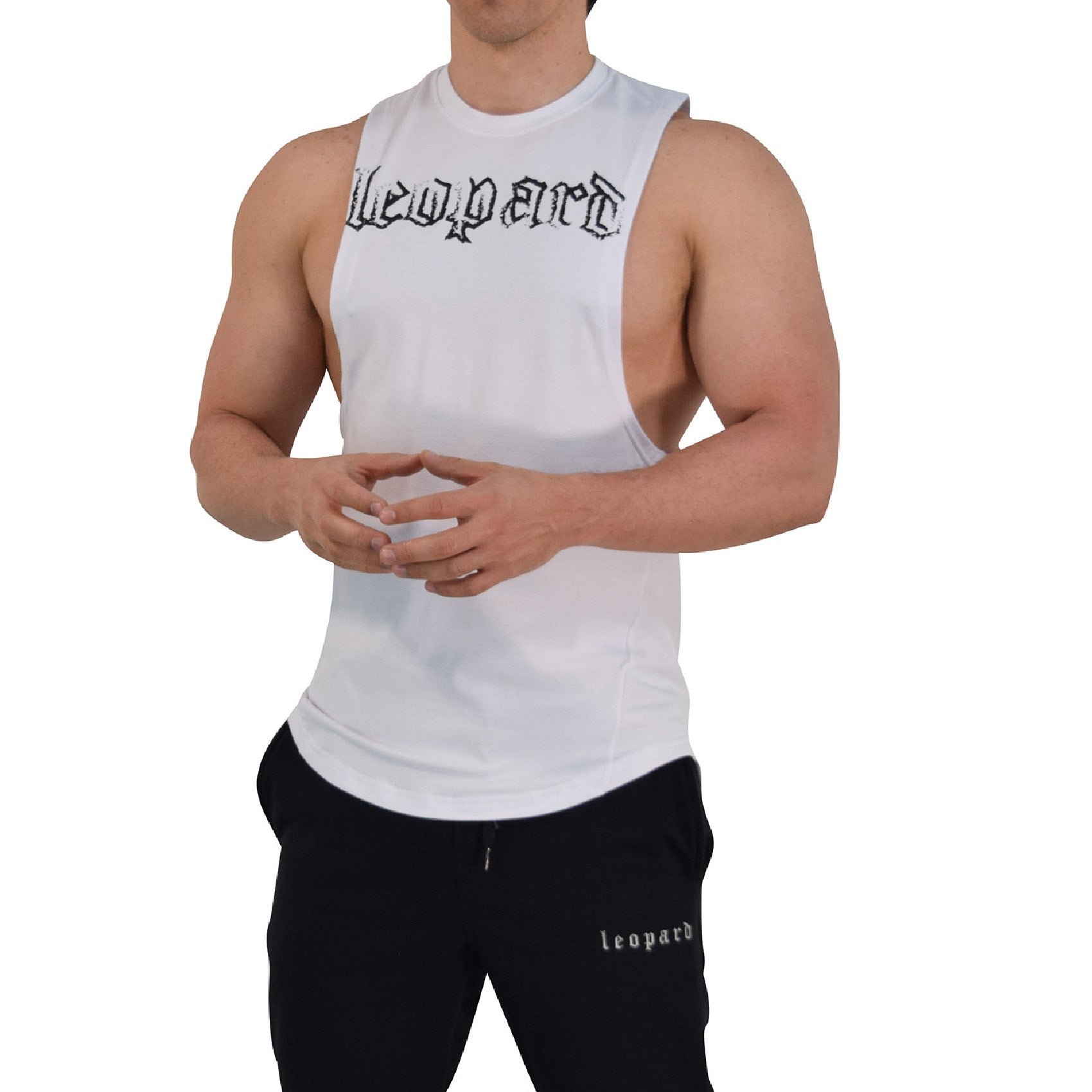 Element Sleeveless Tee White Brushed Logo