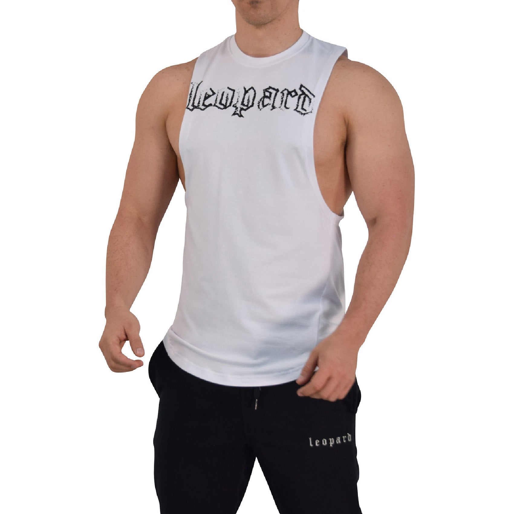 Element Sleeveless Tee White Brushed Logo