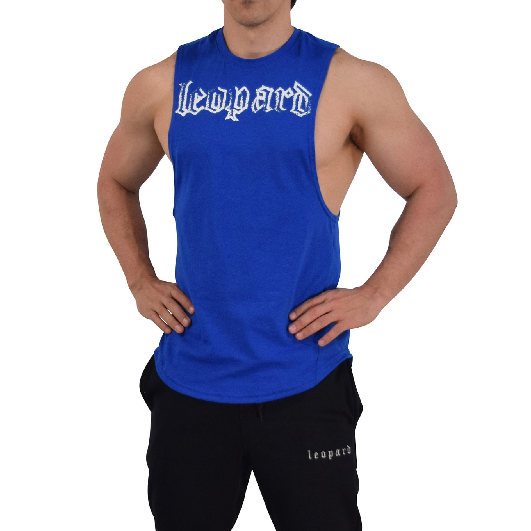 Element Sleeveless Tee Royal Brushed Logo