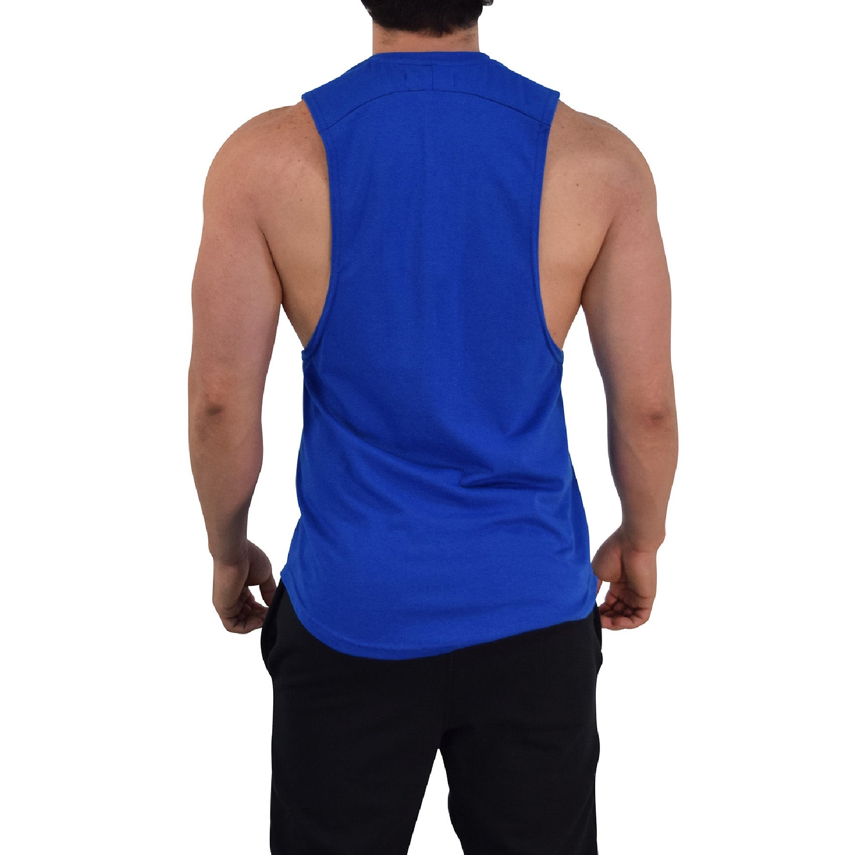 Element Sleeveless Tee Royal Brushed Logo