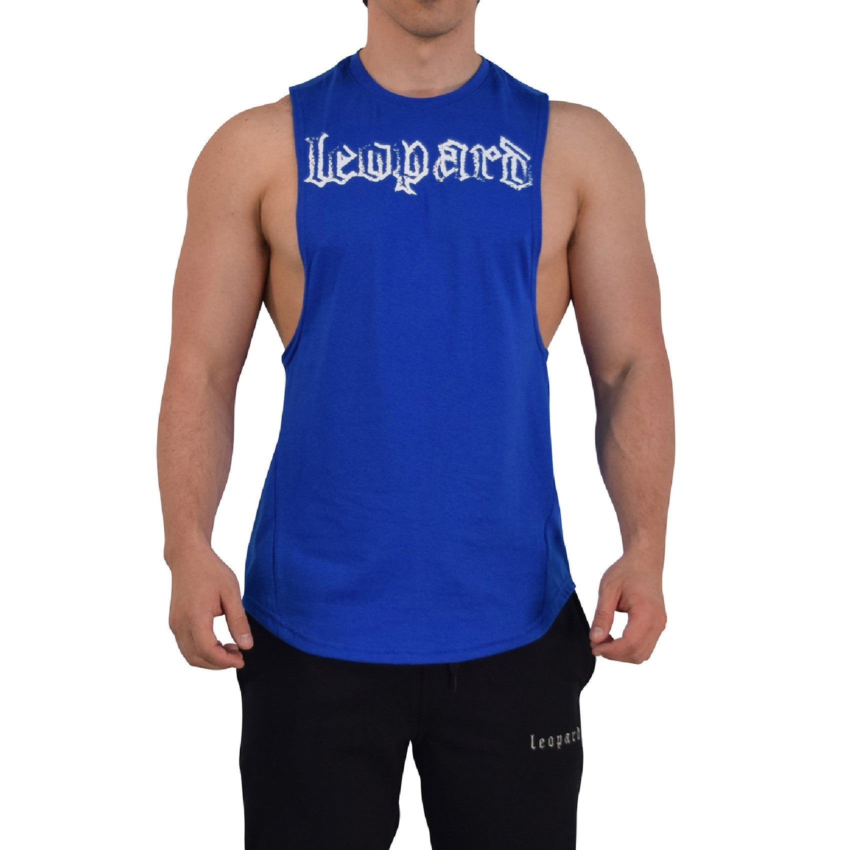 Element Sleeveless Tee Royal Brushed Logo