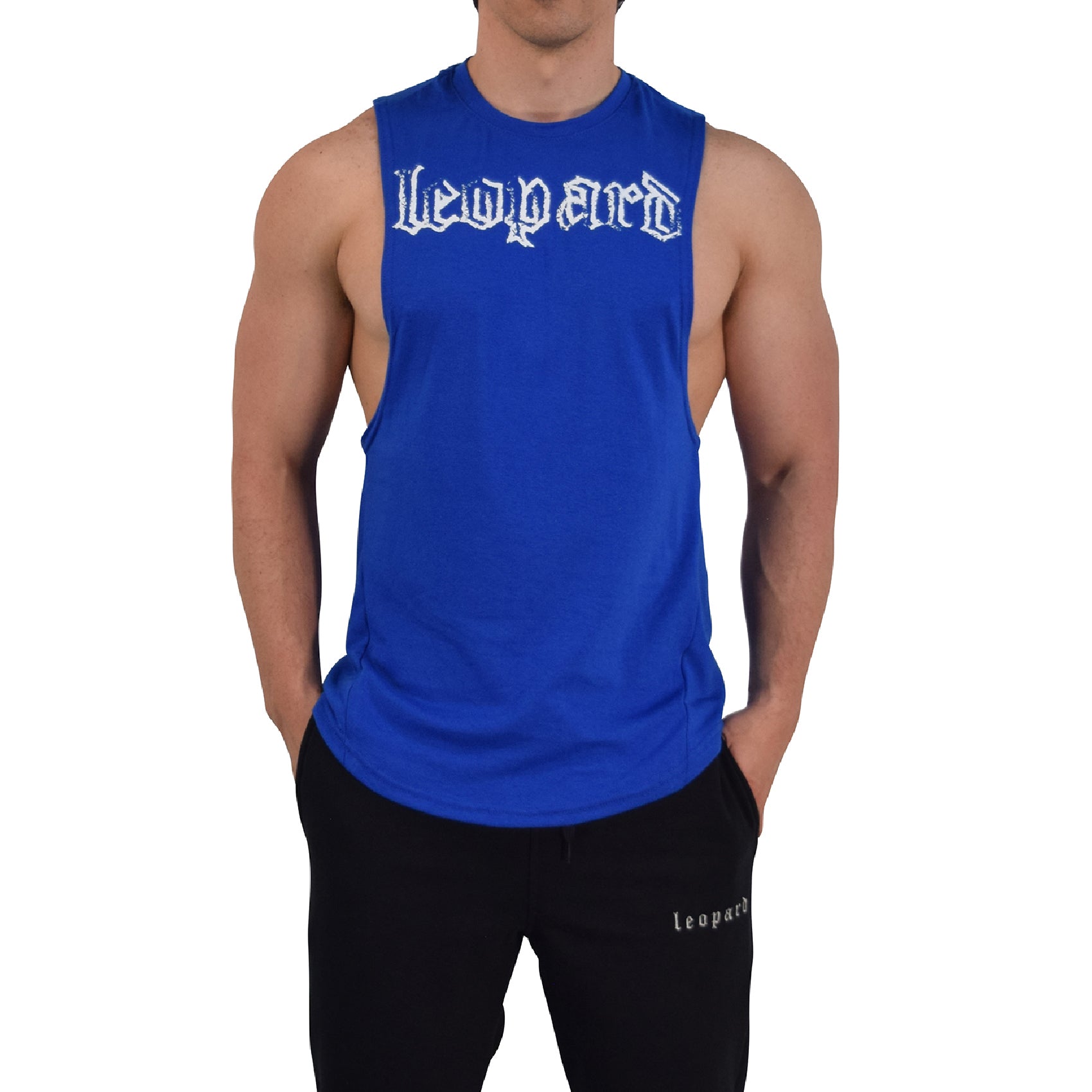 Element Sleeveless Tee Royal Brushed Logo