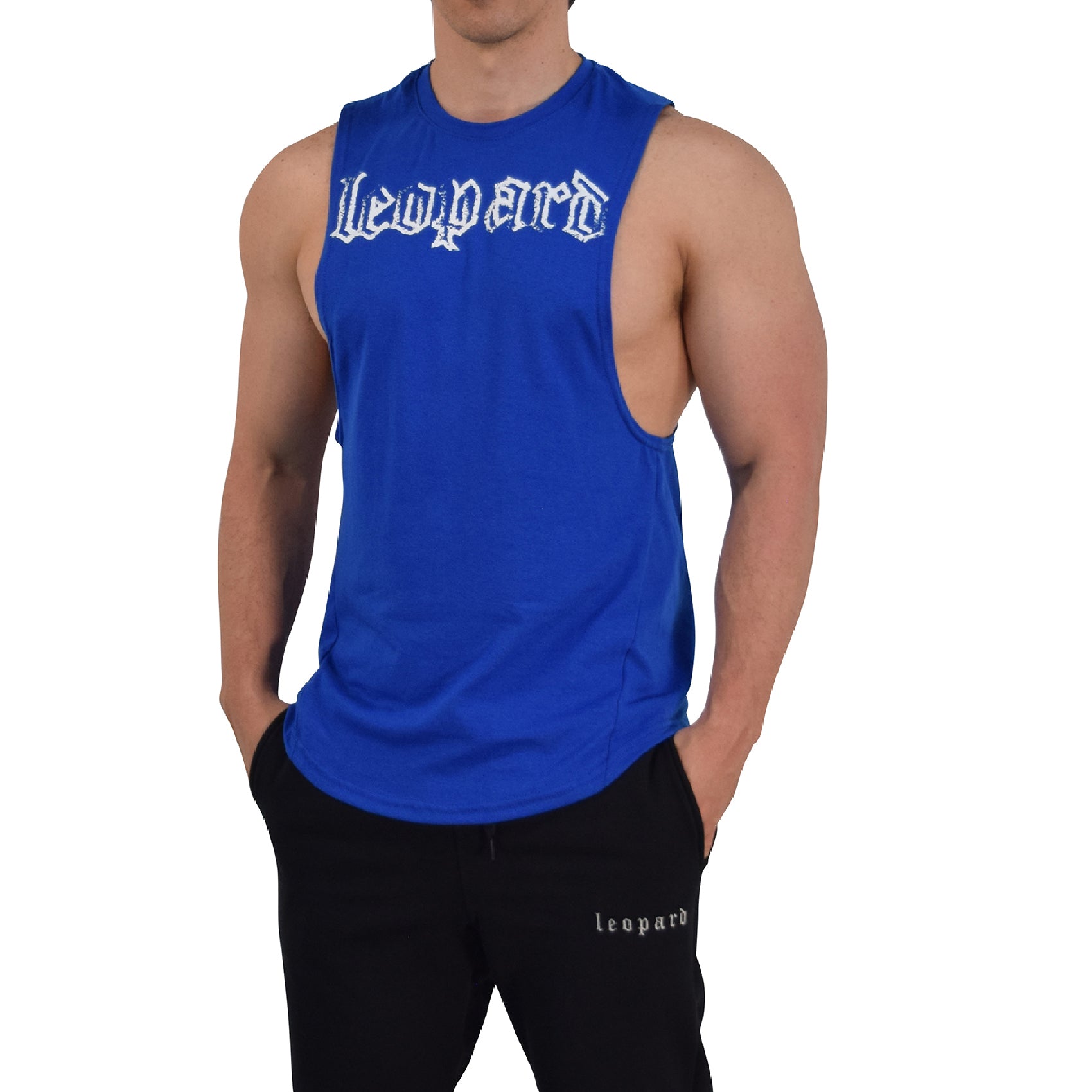 Element Sleeveless Tee Royal Brushed Logo