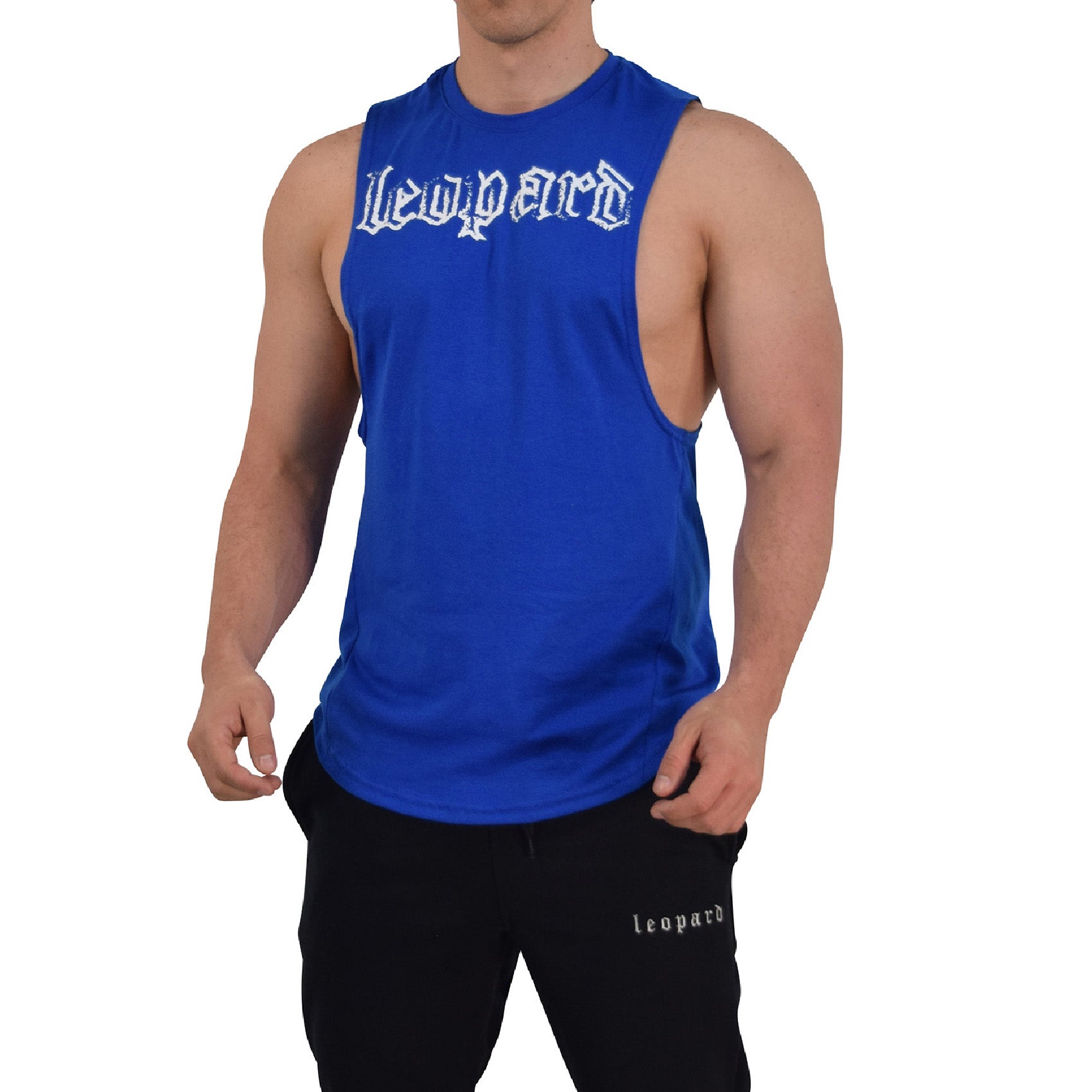 Element Sleeveless Tee Royal Brushed Logo