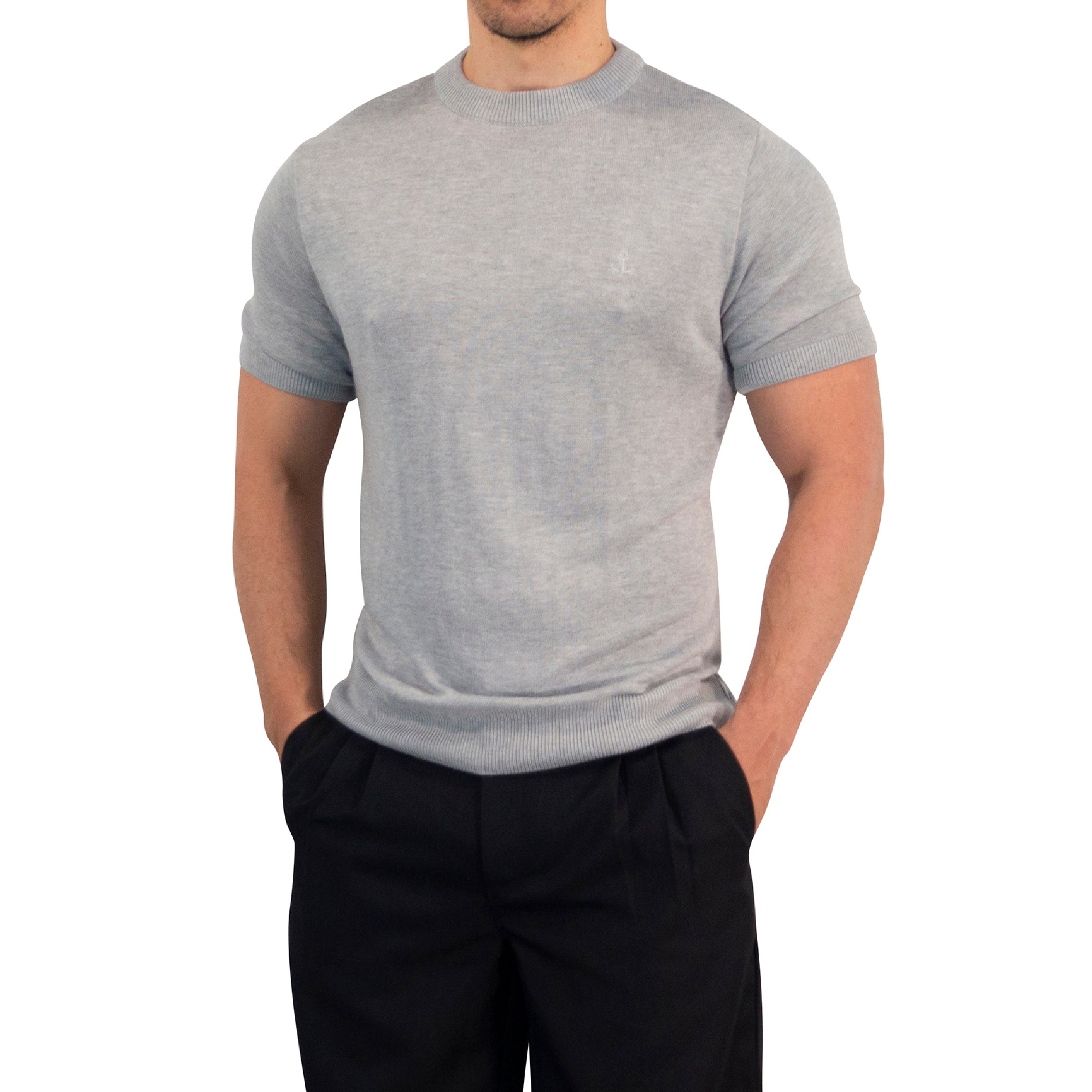 Zipped Short Sleeve Polo Full Black