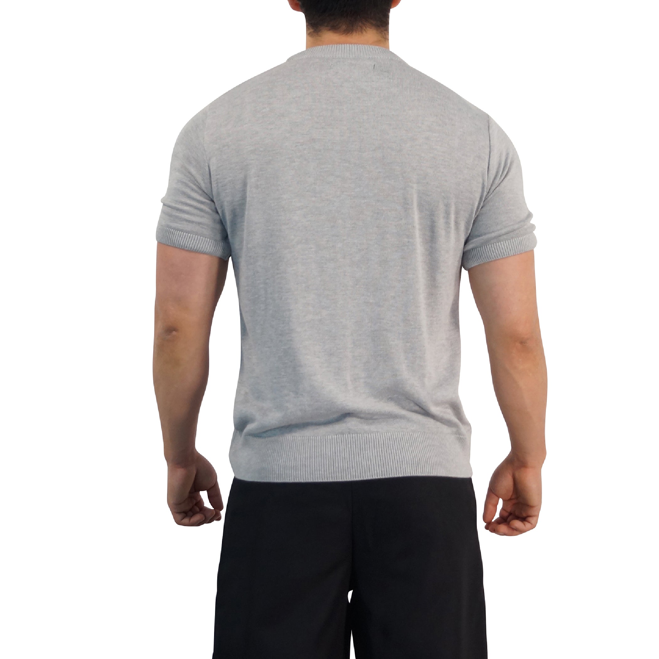 Zipped Short Sleeve Polo Full Black