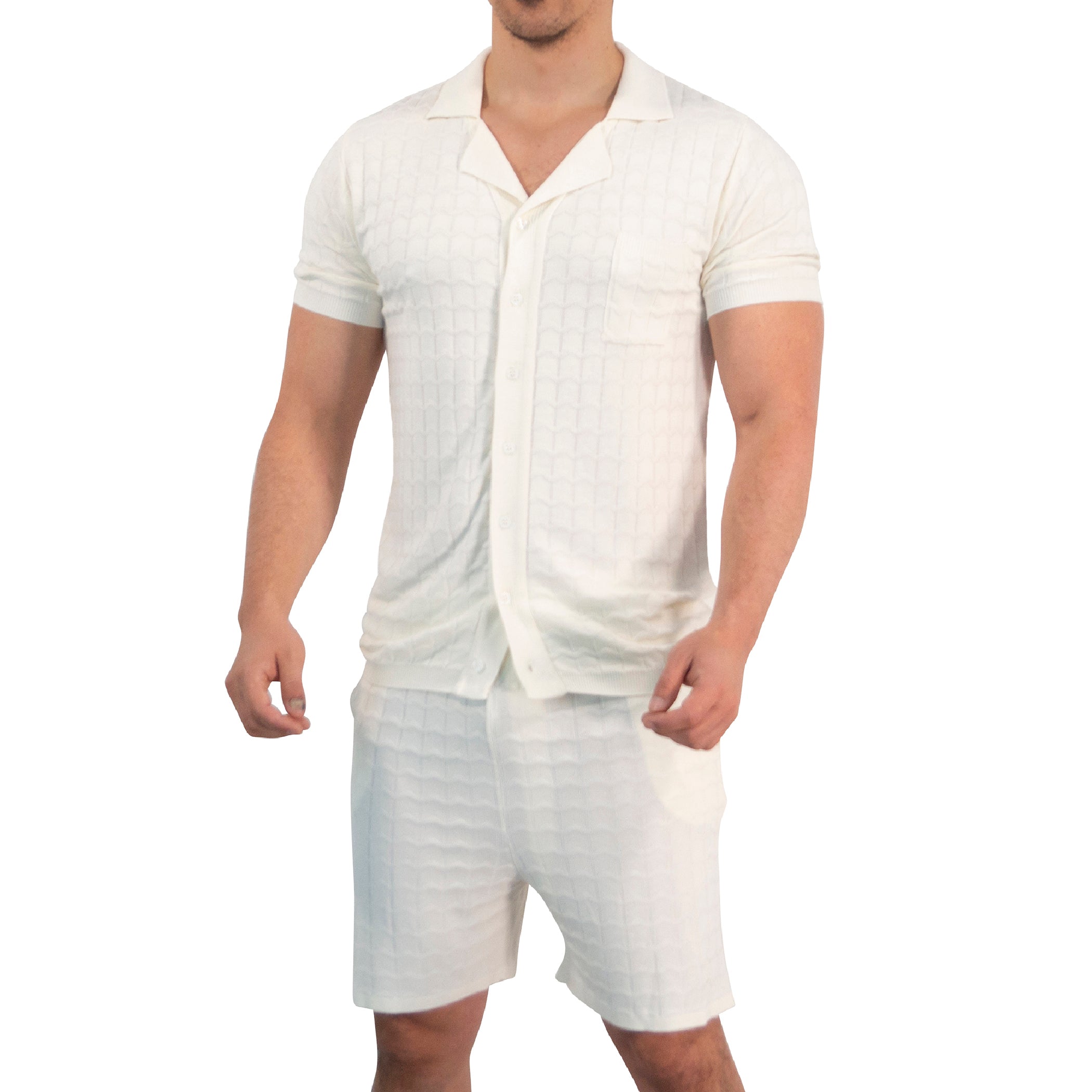 Havana Knitted Shirt Bambú Raw White