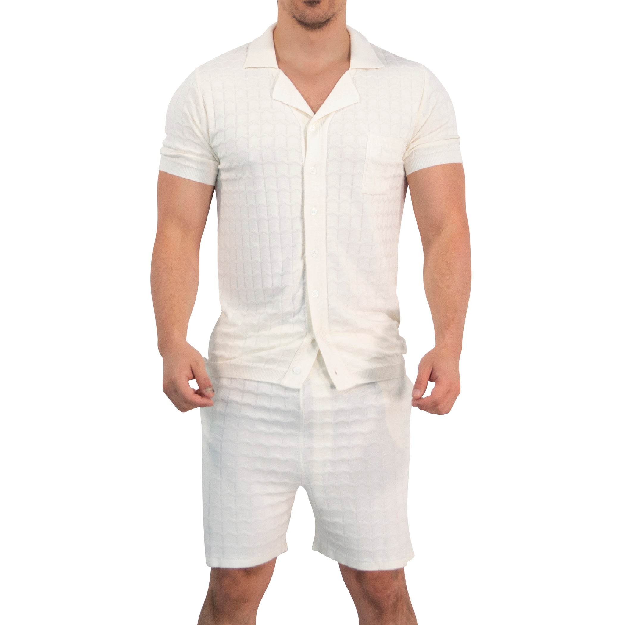 Havana Knitted Shirt Bambú Raw White