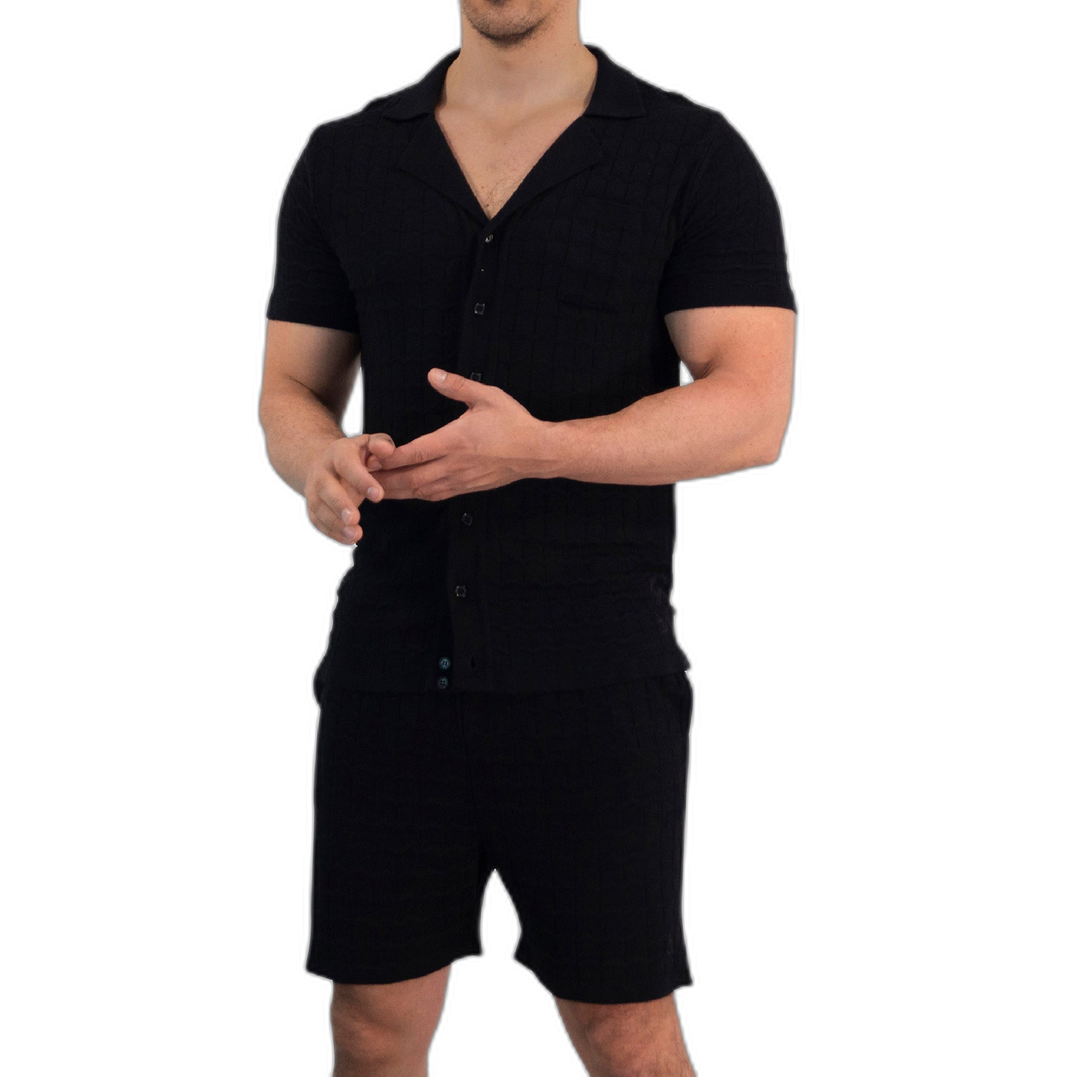 Havana Knitted Shirt Bambú Black