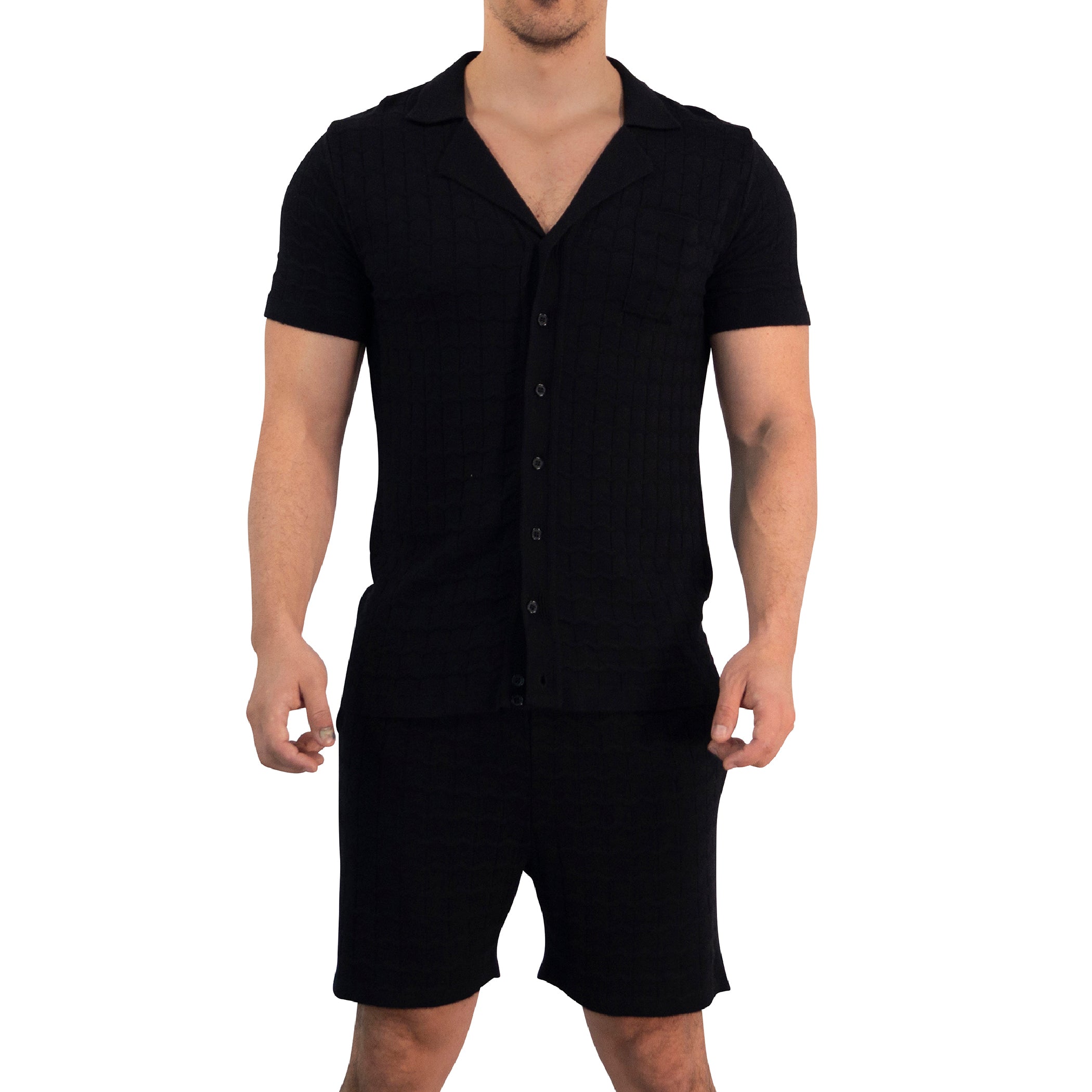 Havana Knitted Shirt Bambú Black