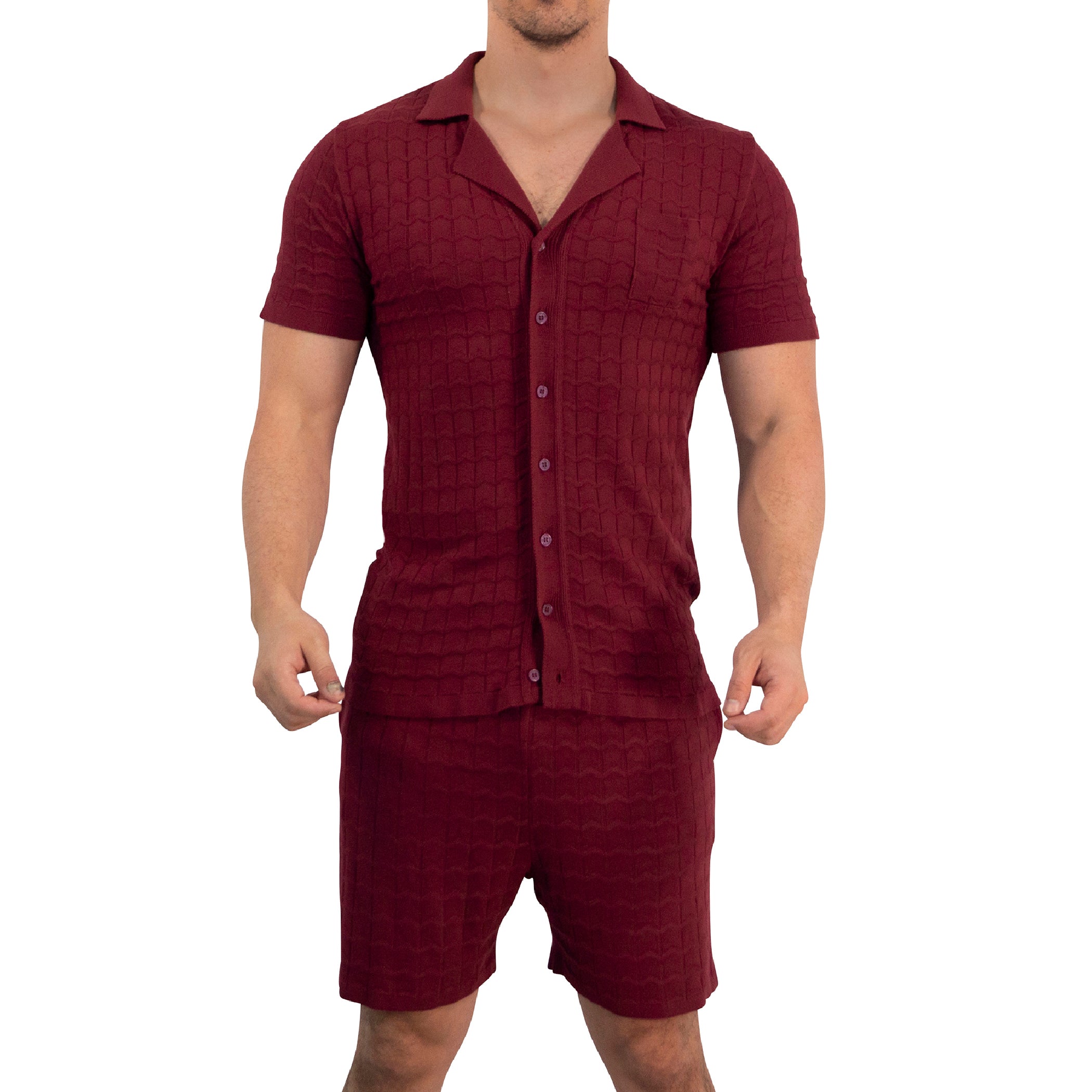 Zipped Short Sleeve Polo Full Black