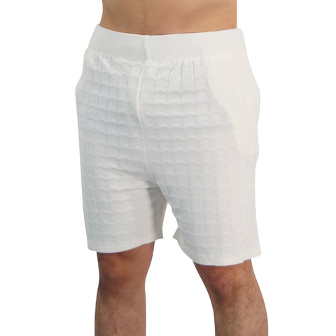 Havana Knitted Short Bambú Raw White
