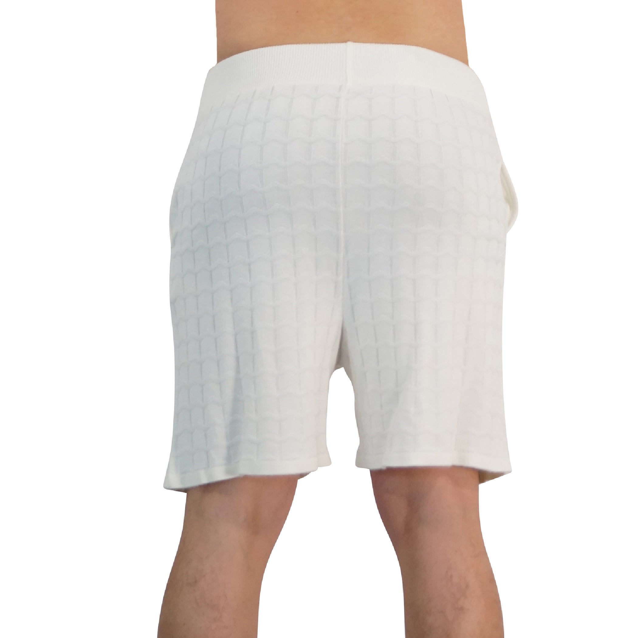Havana Knitted Short Bambú Raw White