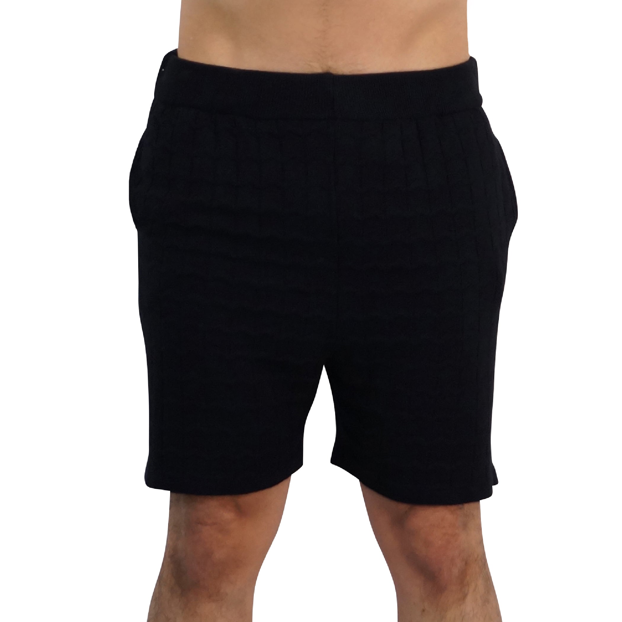 Zipped Short Sleeve Polo Full Black