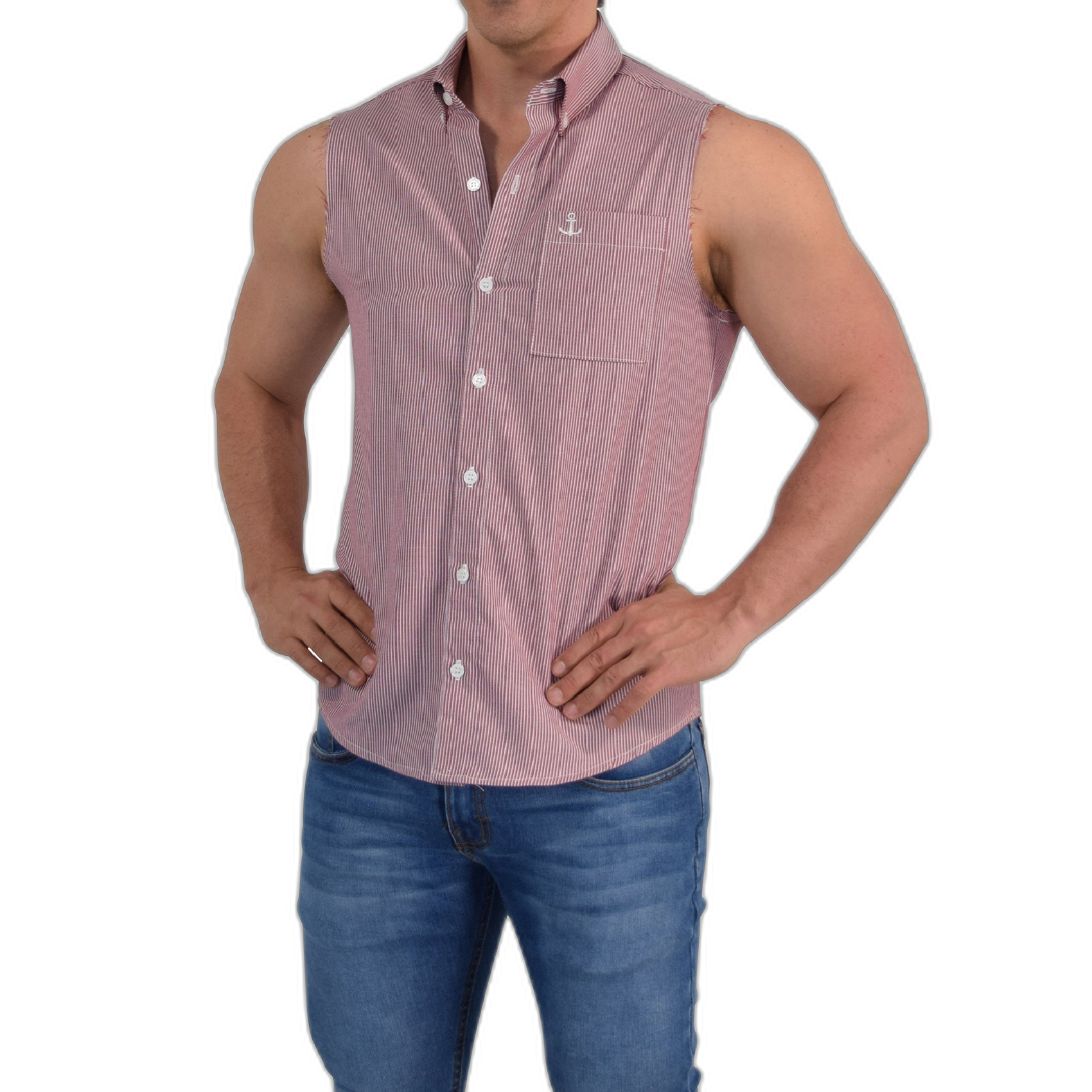 Camisa Barbell & Business Shirt Esc Supr Ctrl Red