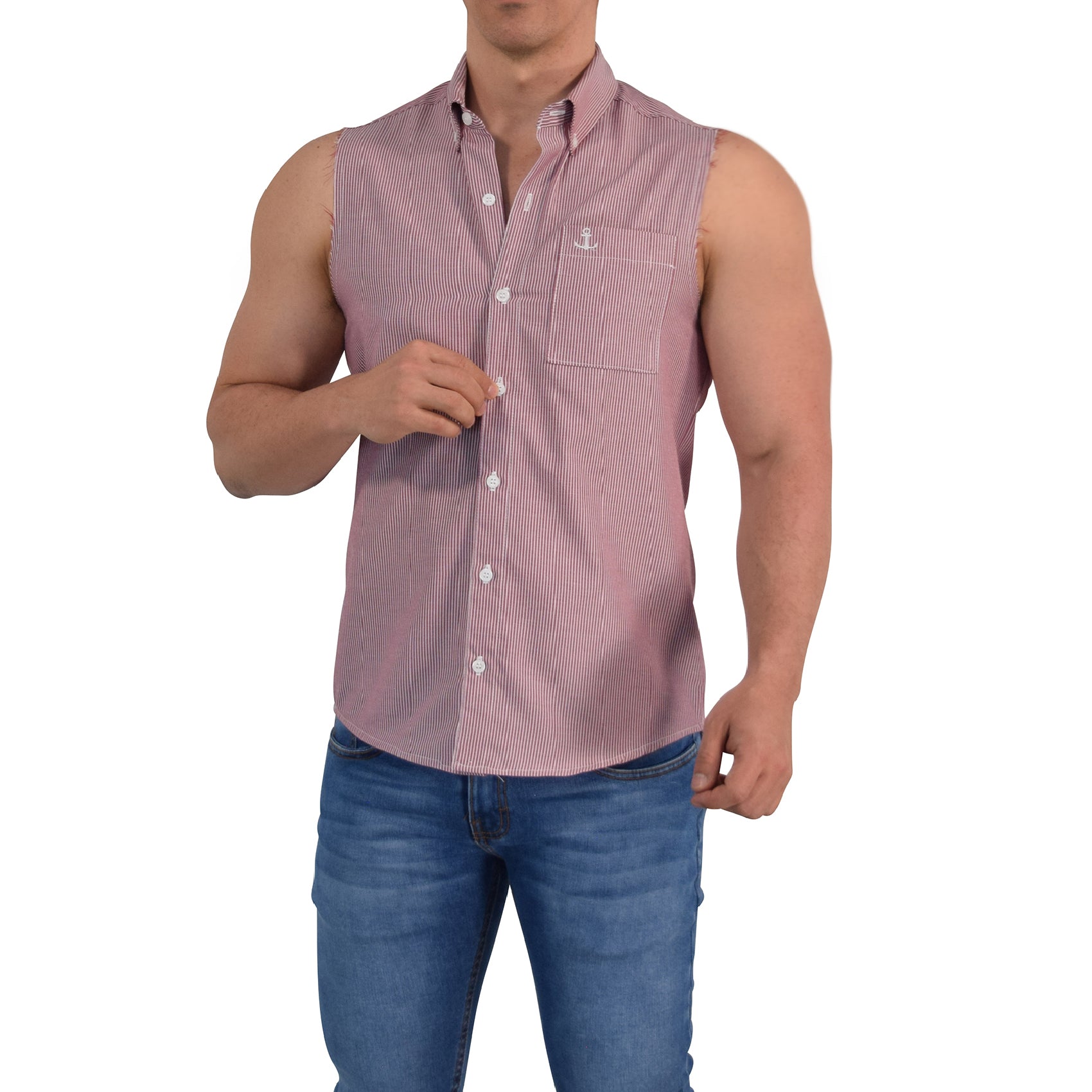 Camisa Barbell & Business Shirt Esc Supr Ctrl Red