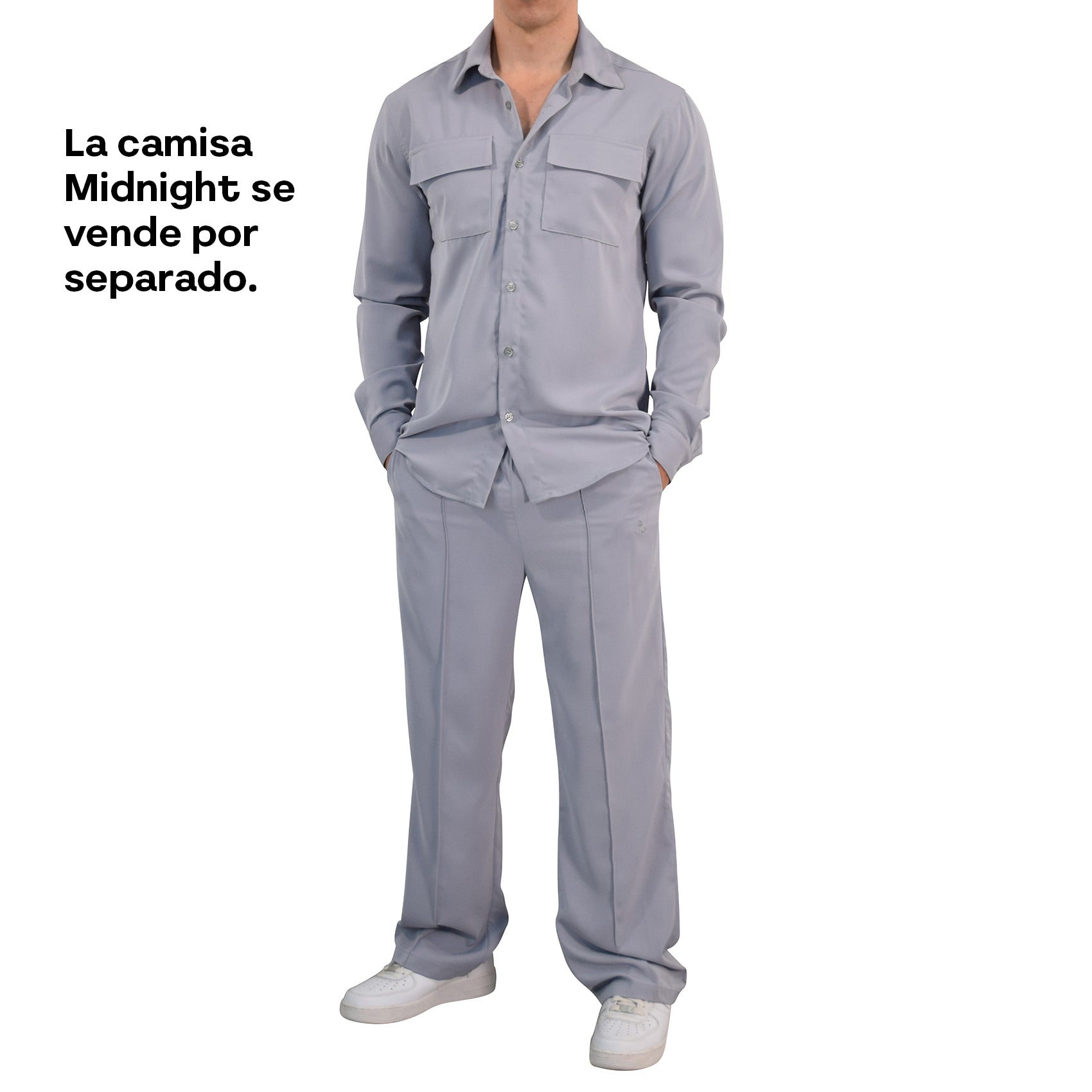 Midnight Flow Trouser Silver Mist
