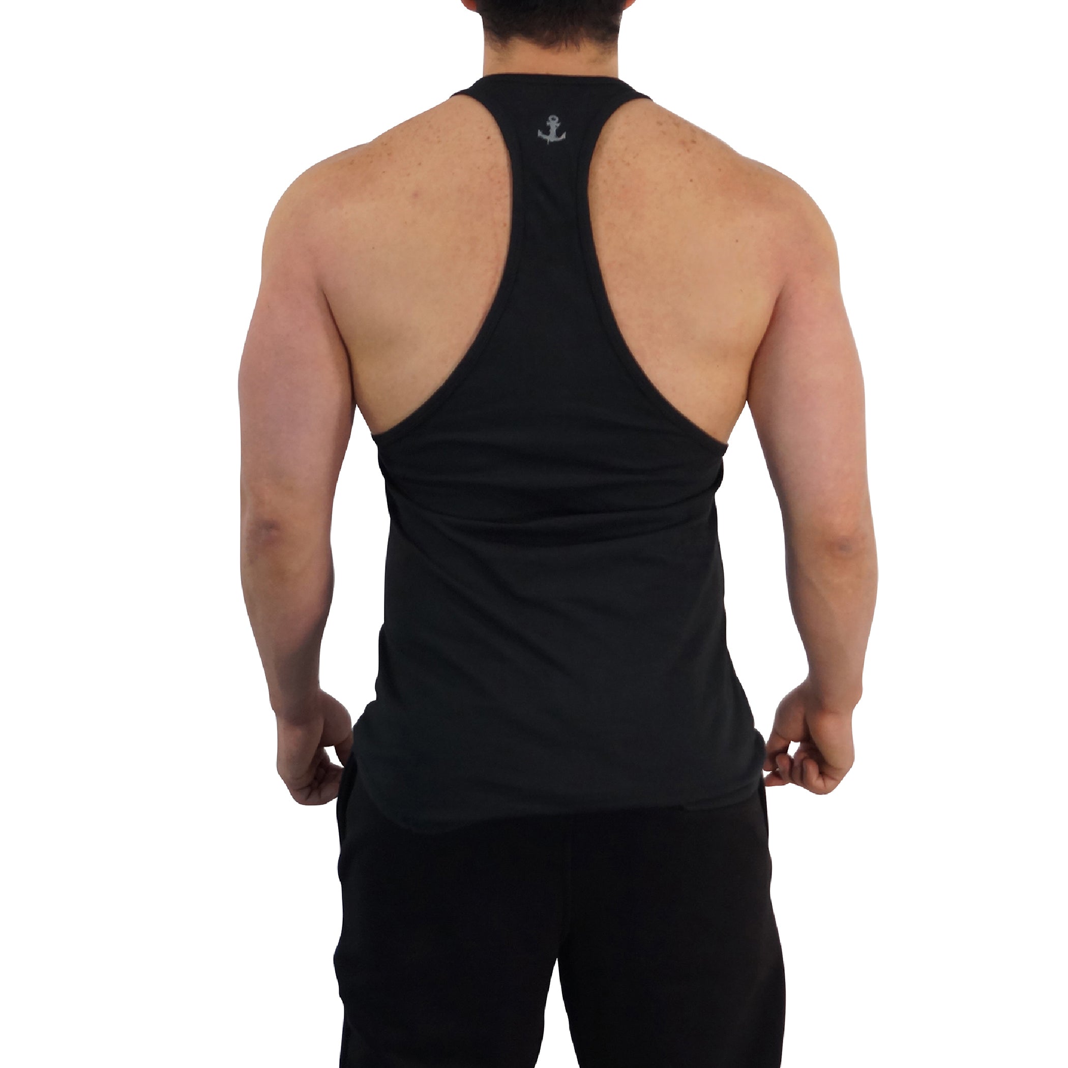 Playera Stringer Tank Dark Series Leopard Pigment Black