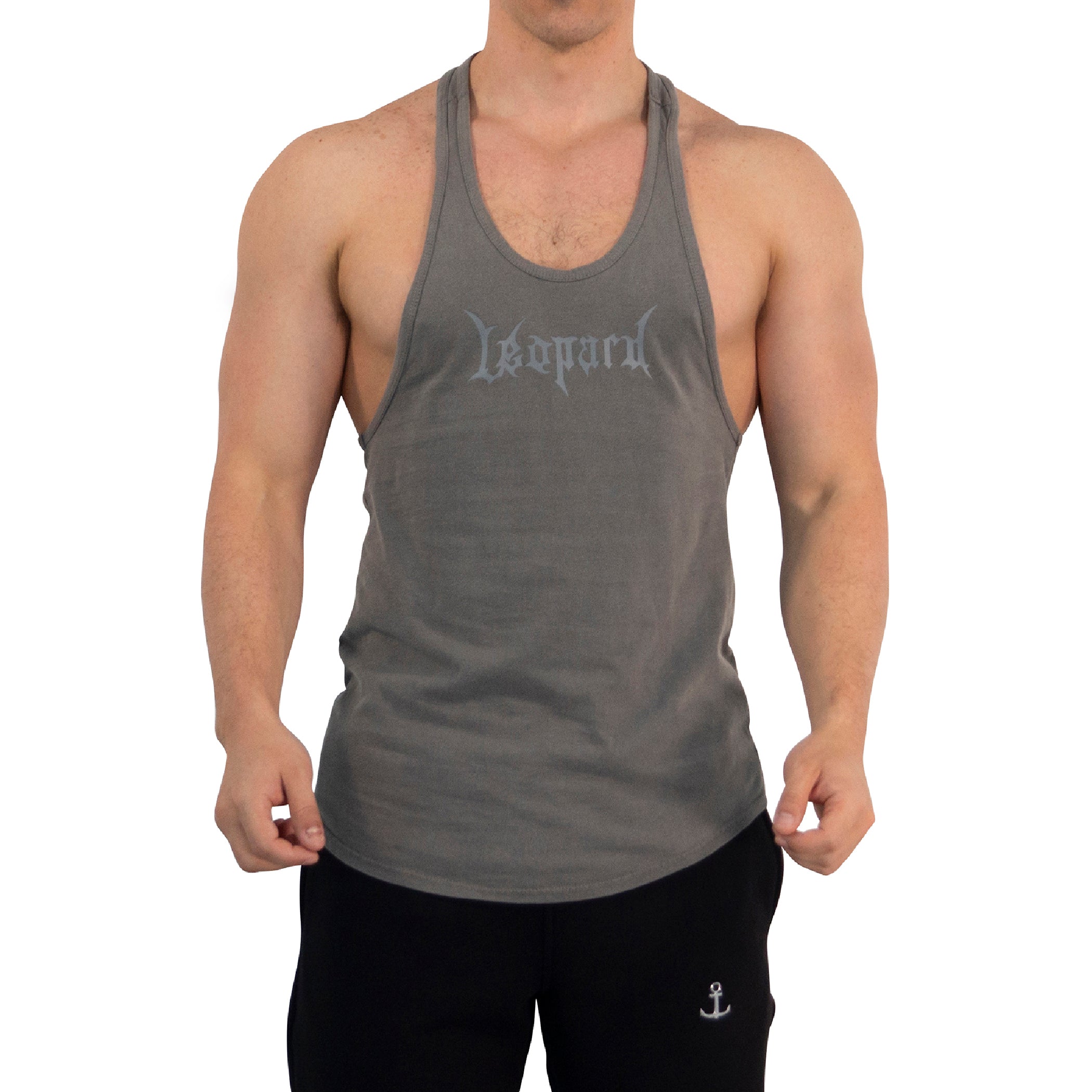 Playera Stringer Tank Dark Series Leopard Pigment Green
