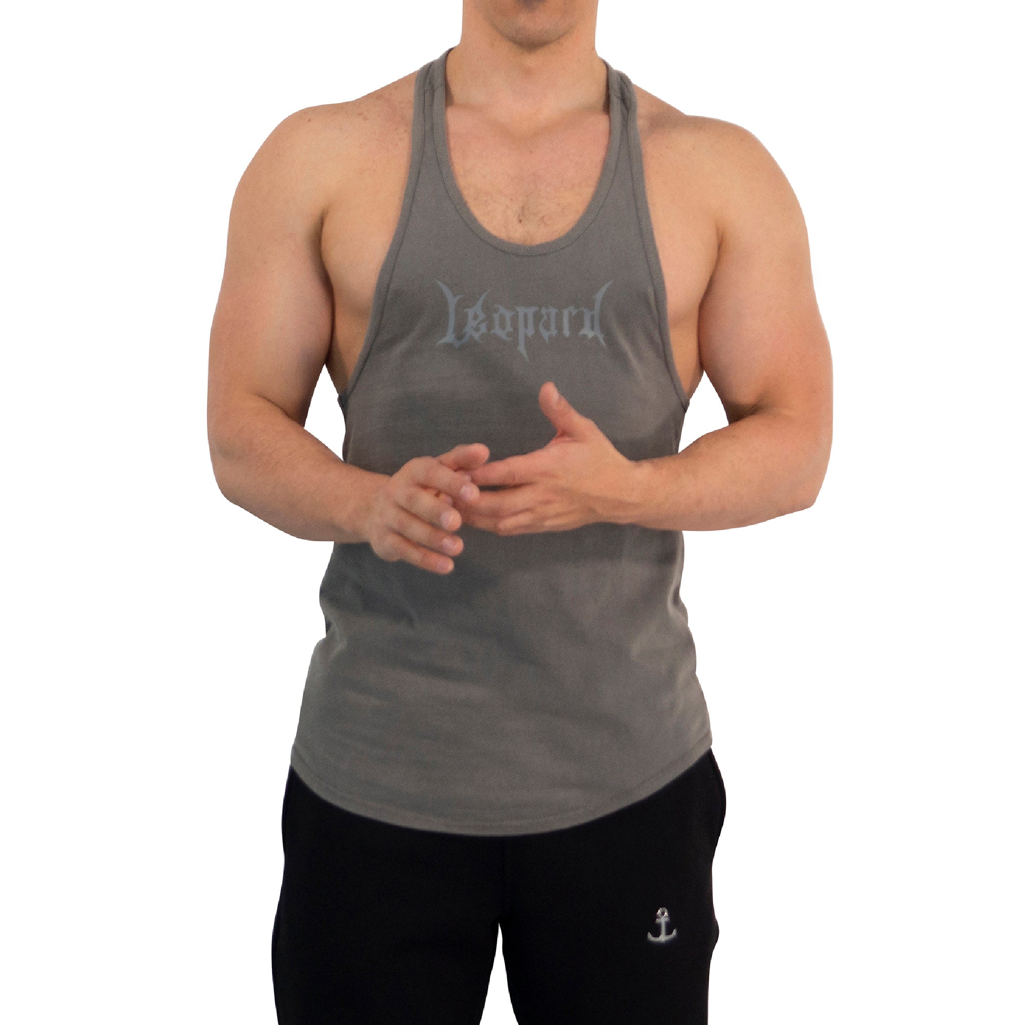 Playera Stringer Tank Dark Series Leopard Pigment Green