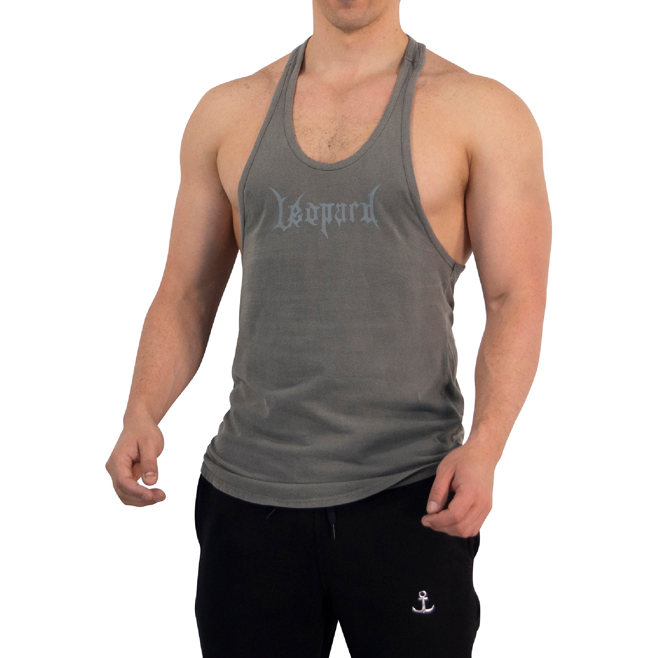 Playera Stringer Tank Dark Series Leopard Pigment Green