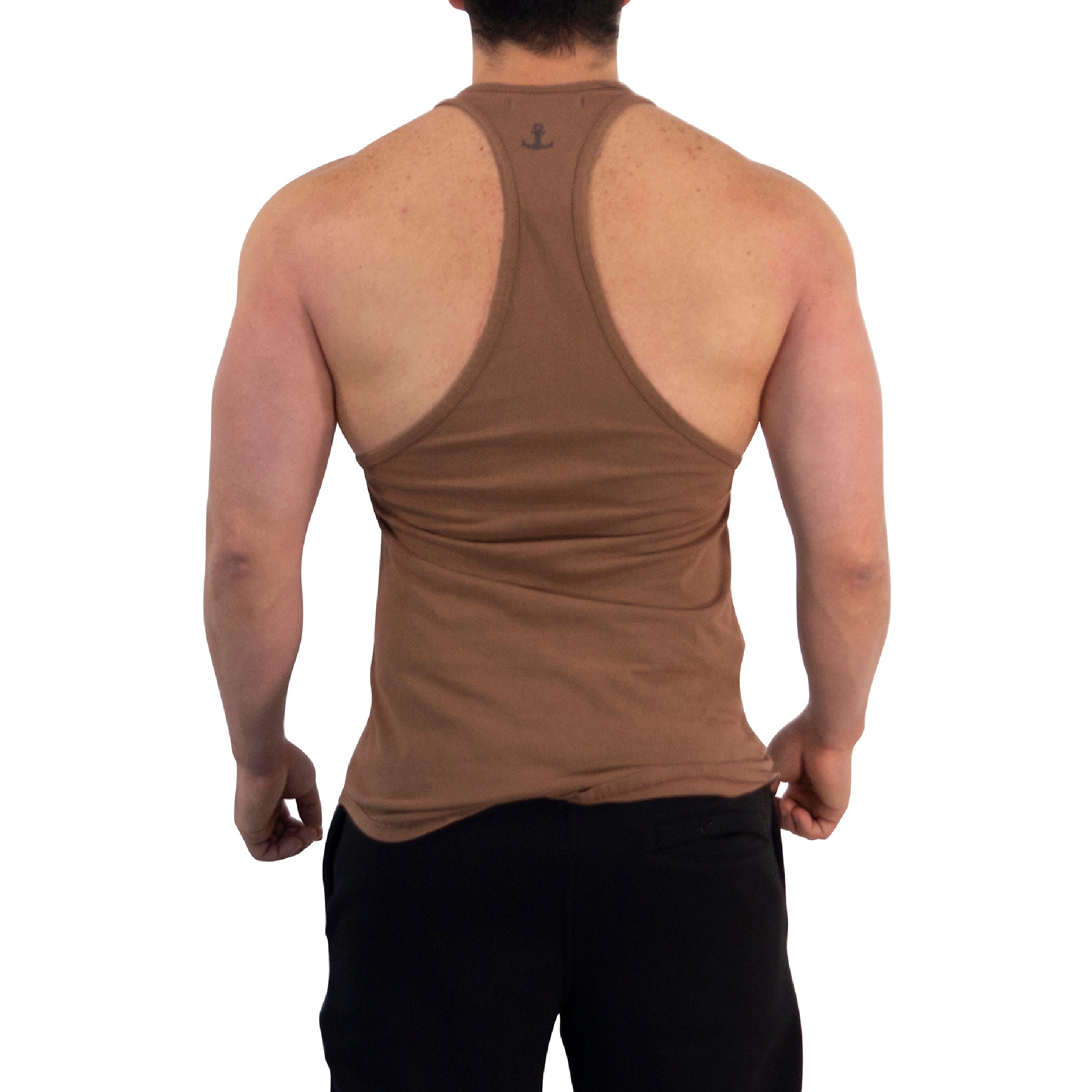 Playera Stringer Tank Dark Series Leopard Pigment Brown