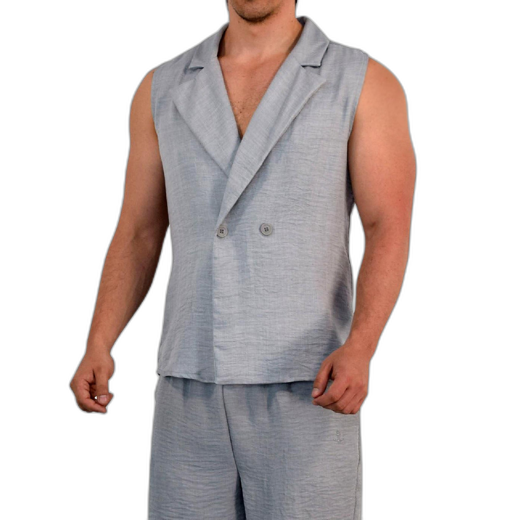 Mythos Vest Stone Gray