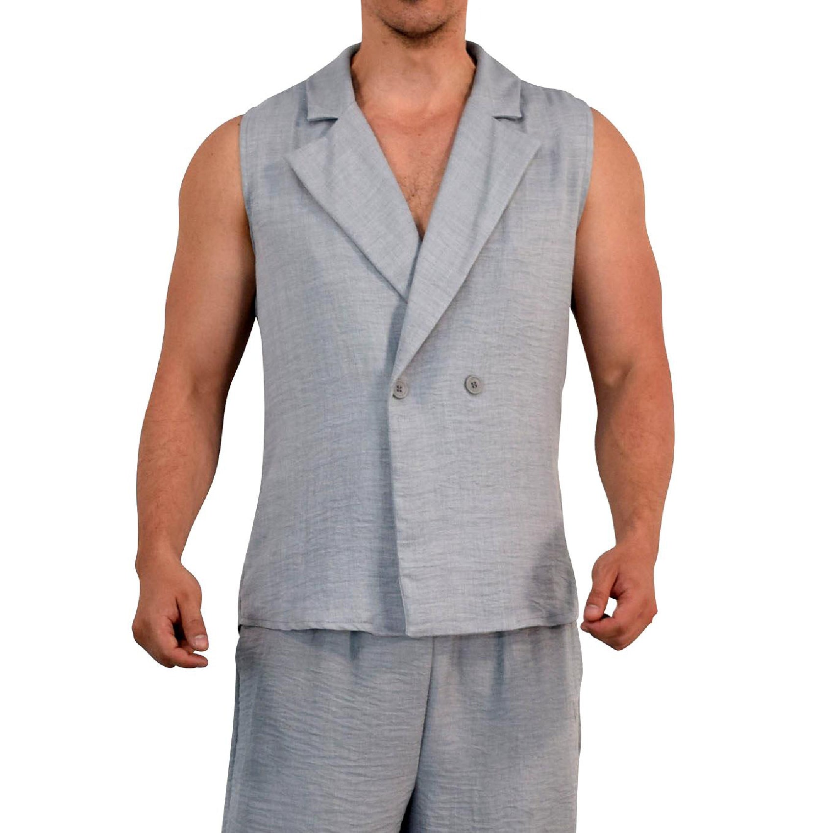 Mythos Vest Stone Gray