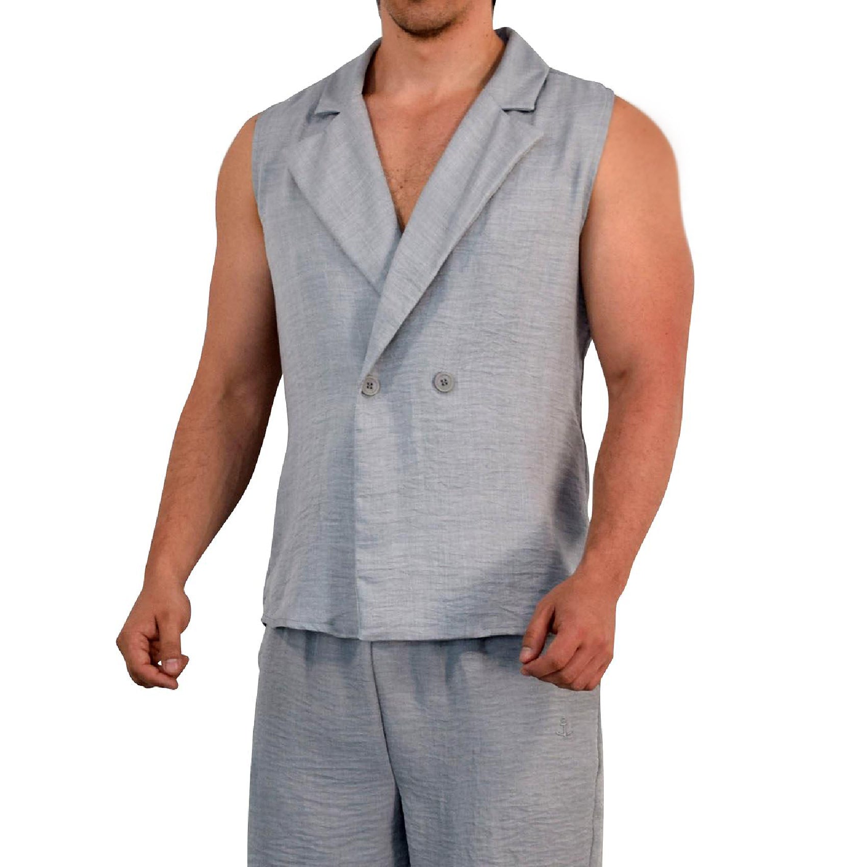 Mythos Vest Stone Gray