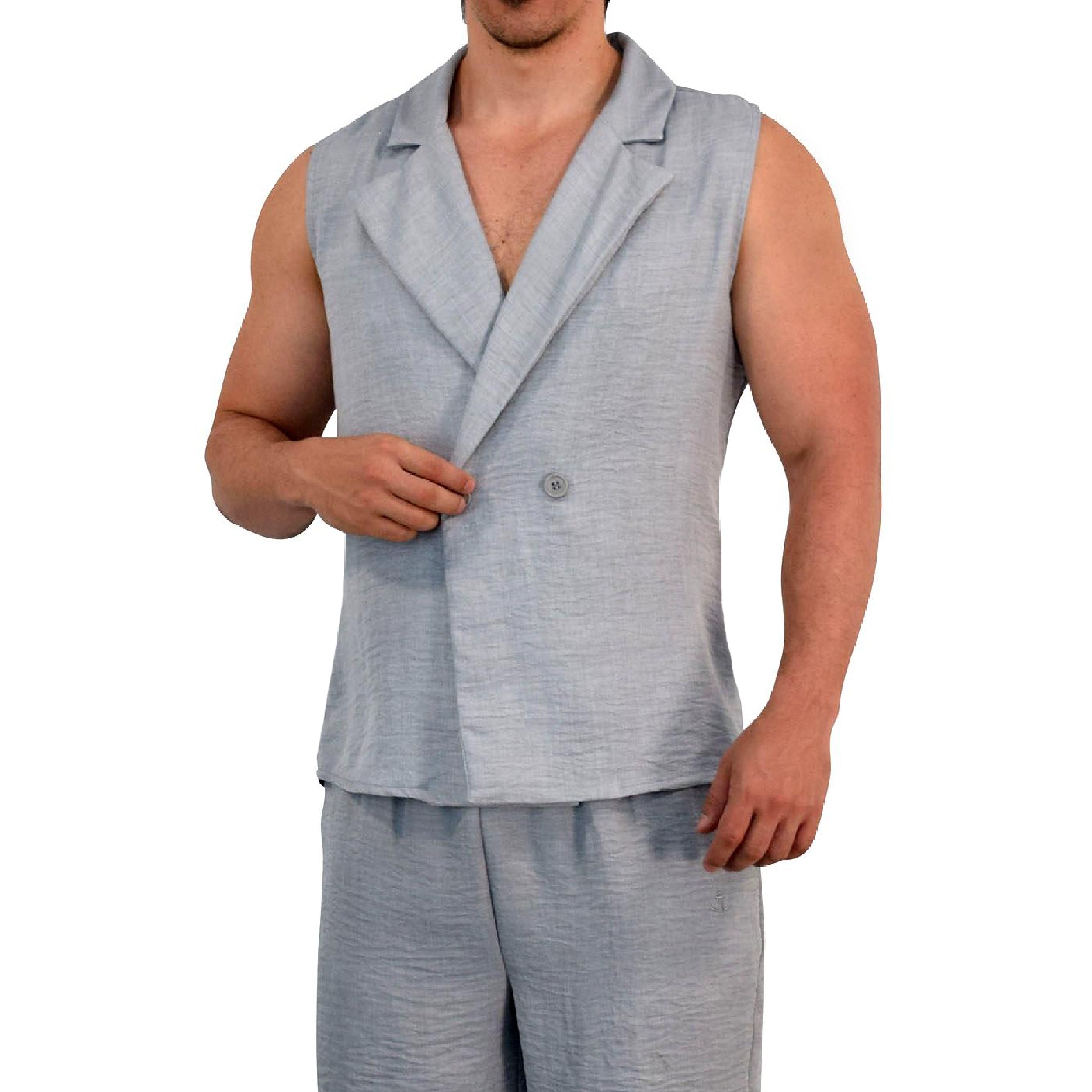 Mythos Vest Stone Gray