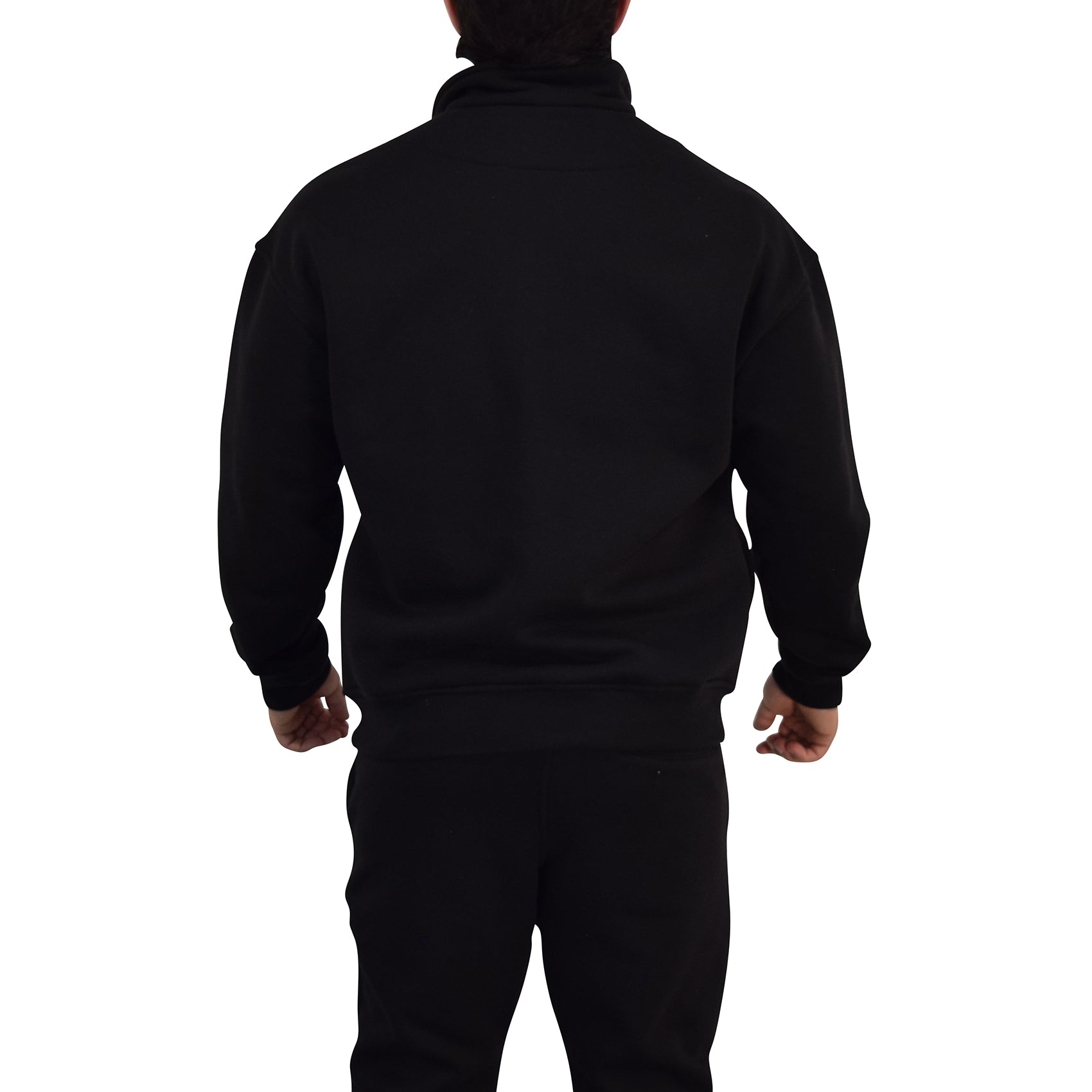 Fleece Pullover Hoodie Offline Mode Black