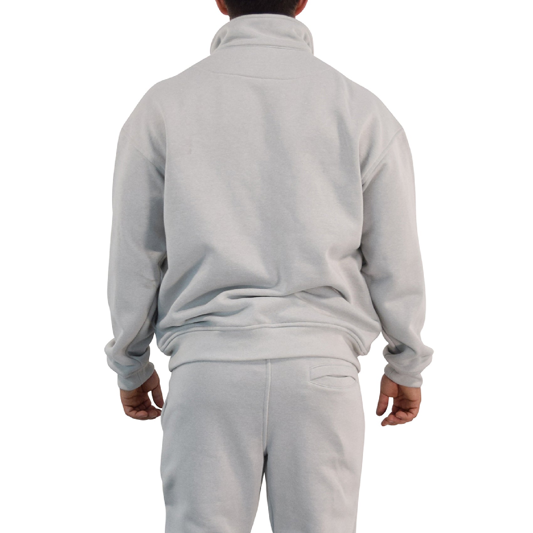 Fleece Pullover Hoodie Offline Mode Stone Gray