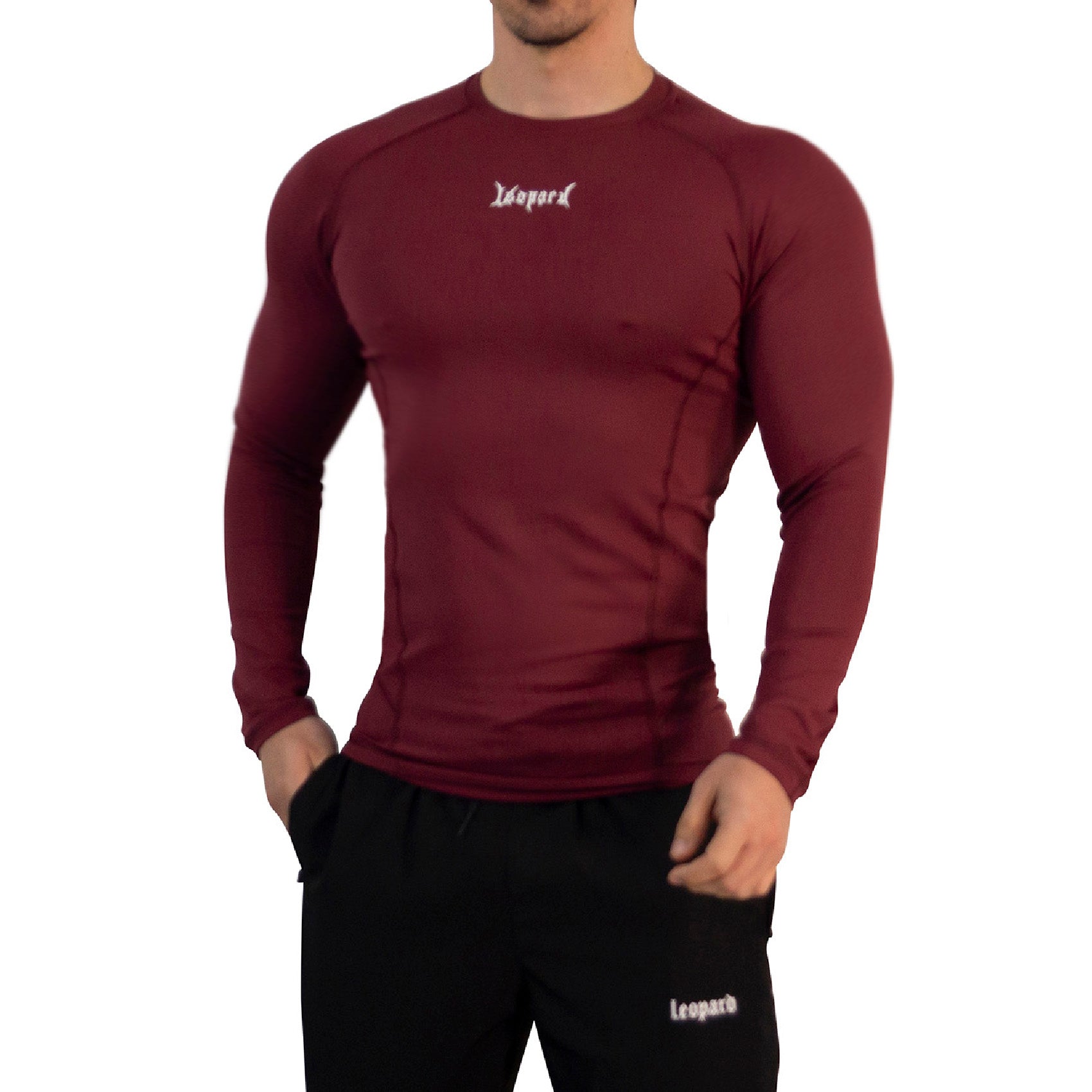 Strike Ops Compression Long Sleeve Burgundy (preventa)