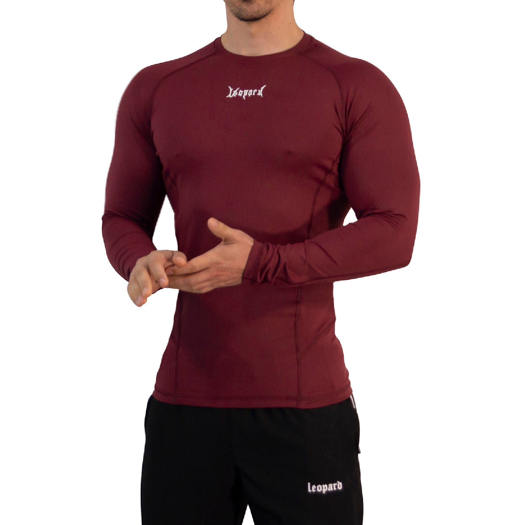 Strike Ops Compression Long Sleeve Burgundy (preventa)