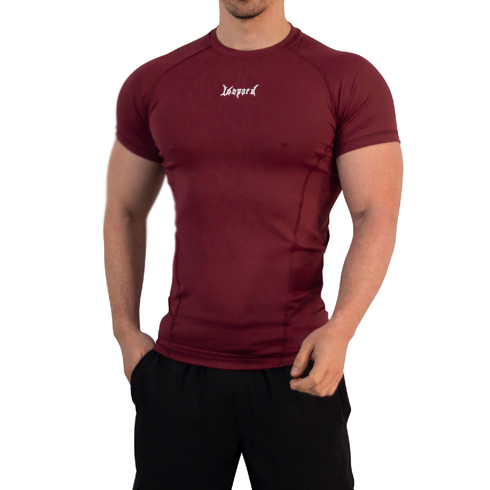 Strike Ops Compression Short Sleeve Burgundy (preventa)