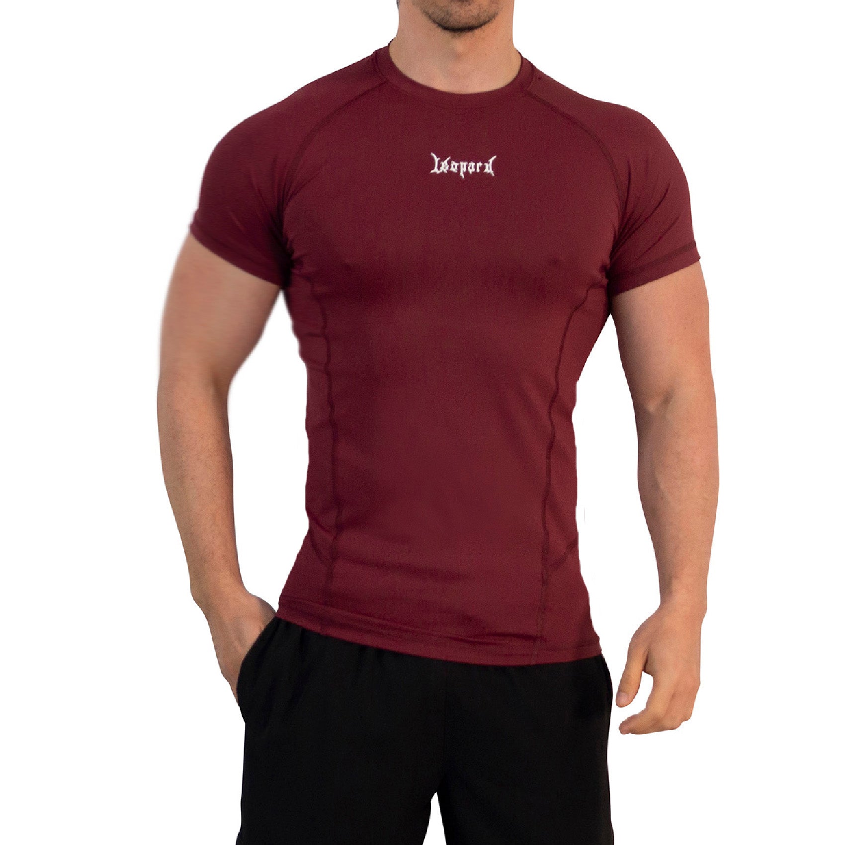 Strike Ops Compression Short Sleeve Burgundy (preventa)