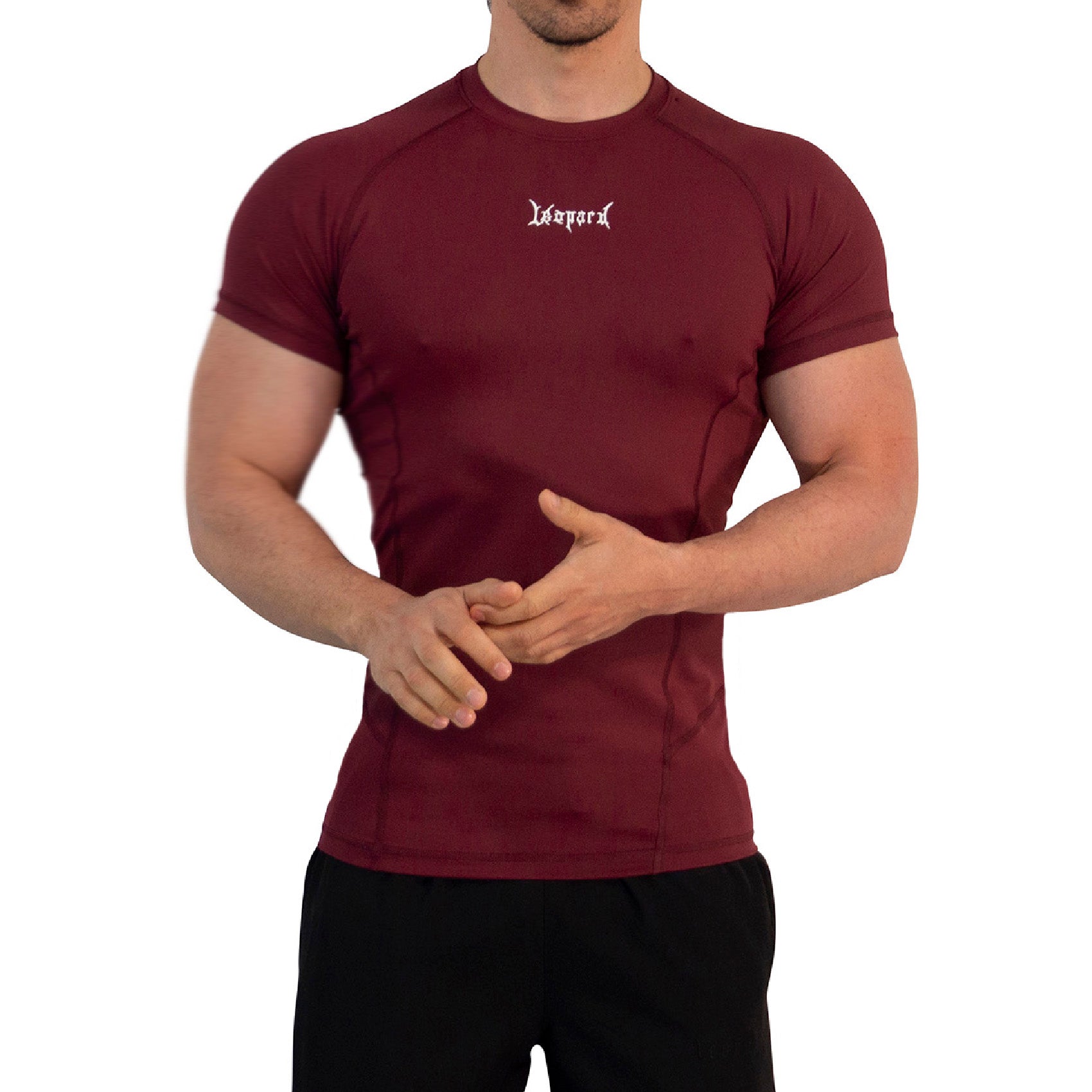 Strike Ops Compression Short Sleeve Burgundy (preventa)