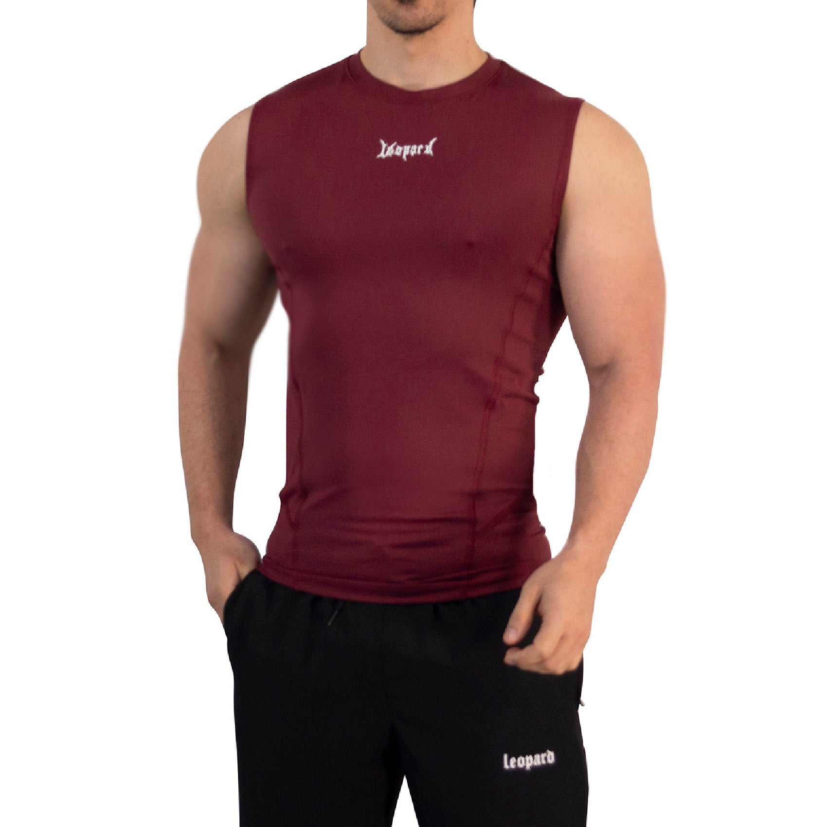Strike Ops Compression Tank Sleeve Burgundy (preventa)