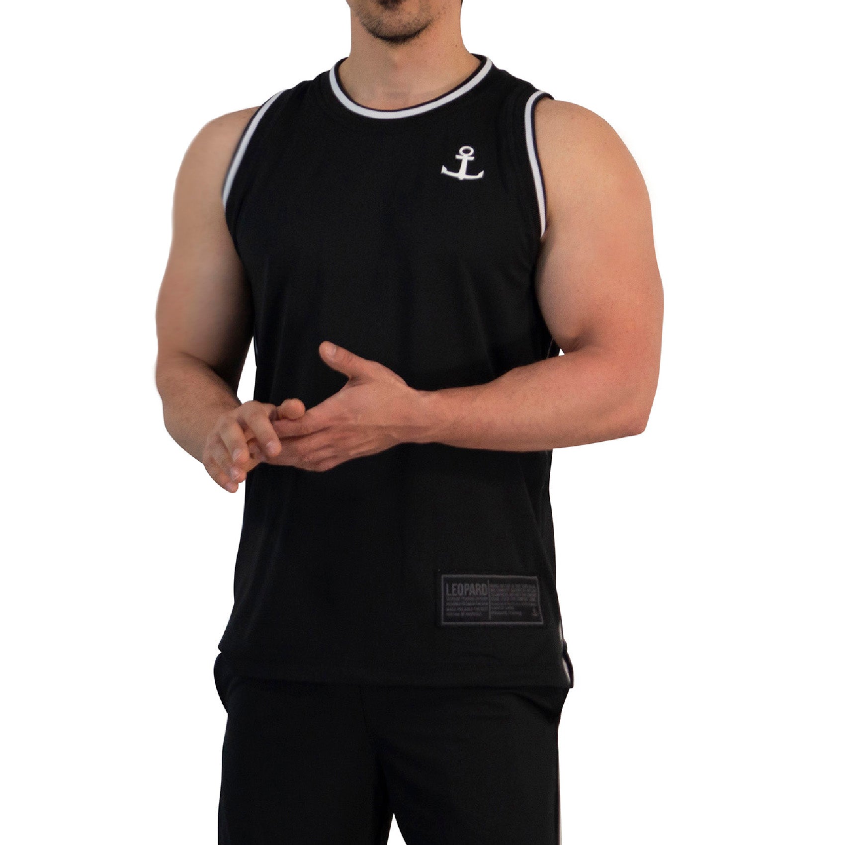 Mesh Jersey Mamba State Black Anchor Logo