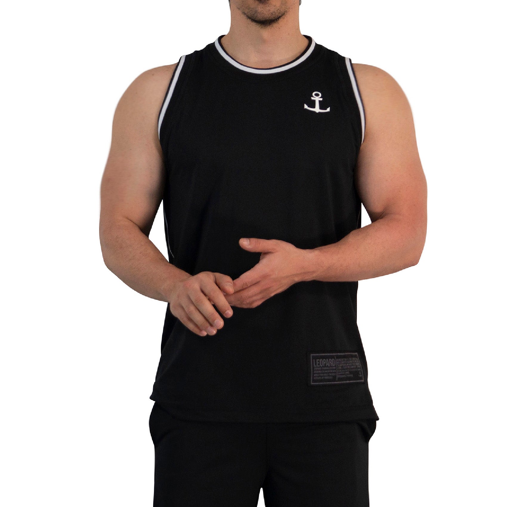 Mesh Jersey Mamba State Black Anchor Logo