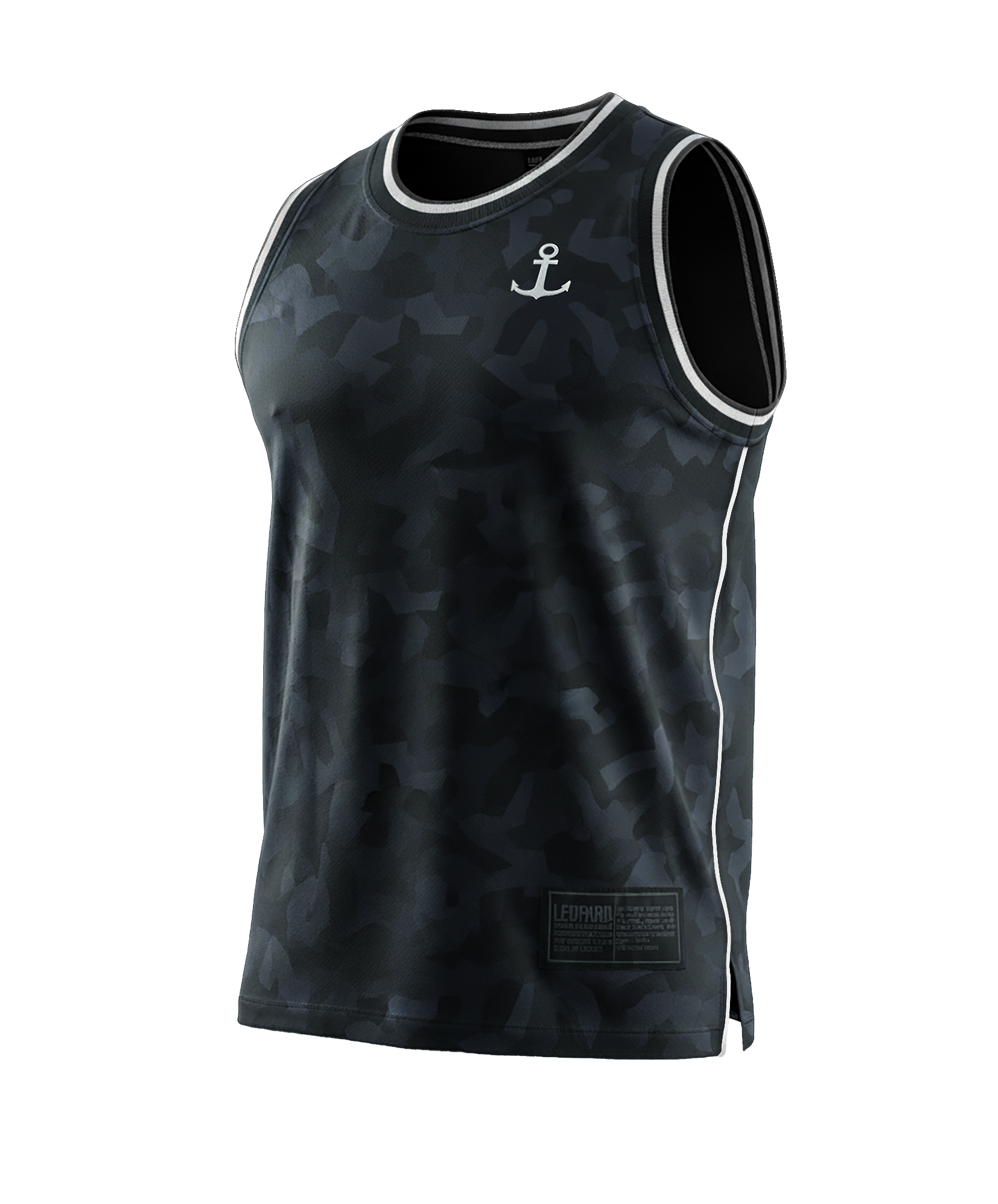 Mesh Jersey Mamba State Ghost Anchor Logo