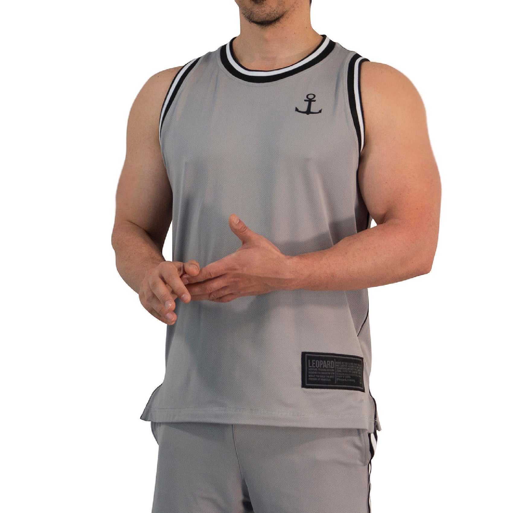 Mesh Jersey Mamba State Gray Anchor Logo
