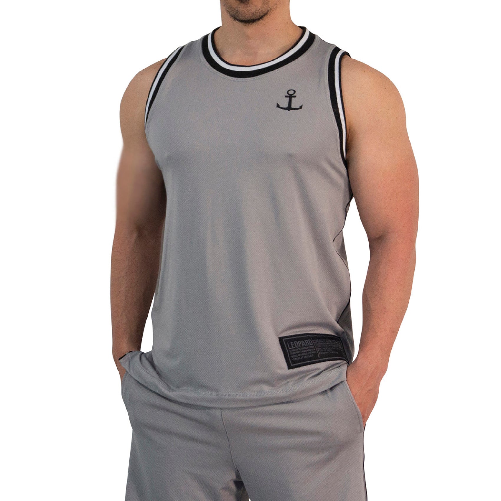 Mesh Jersey Mamba State Gray Anchor Logo