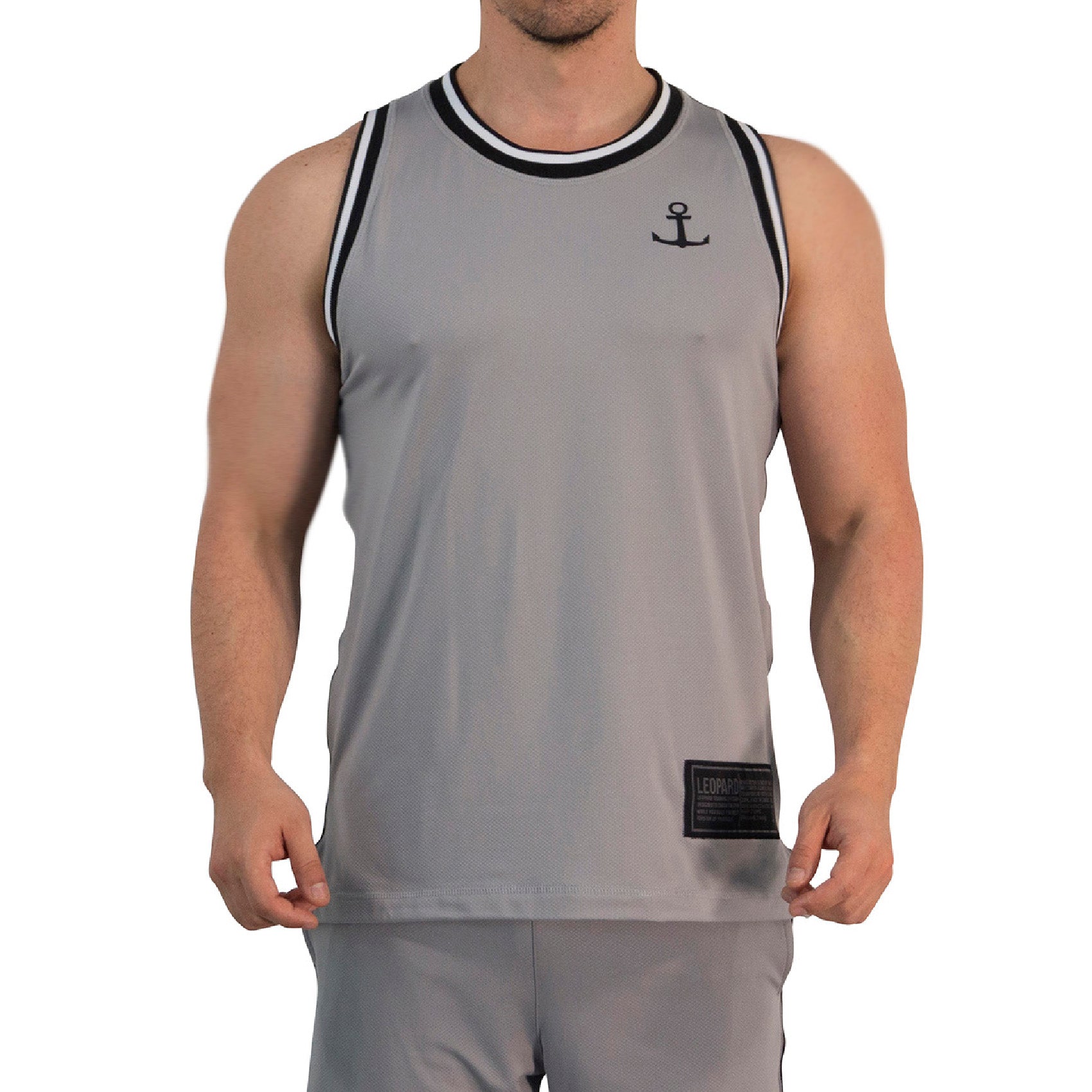 Mesh Jersey Mamba State Gray Anchor Logo