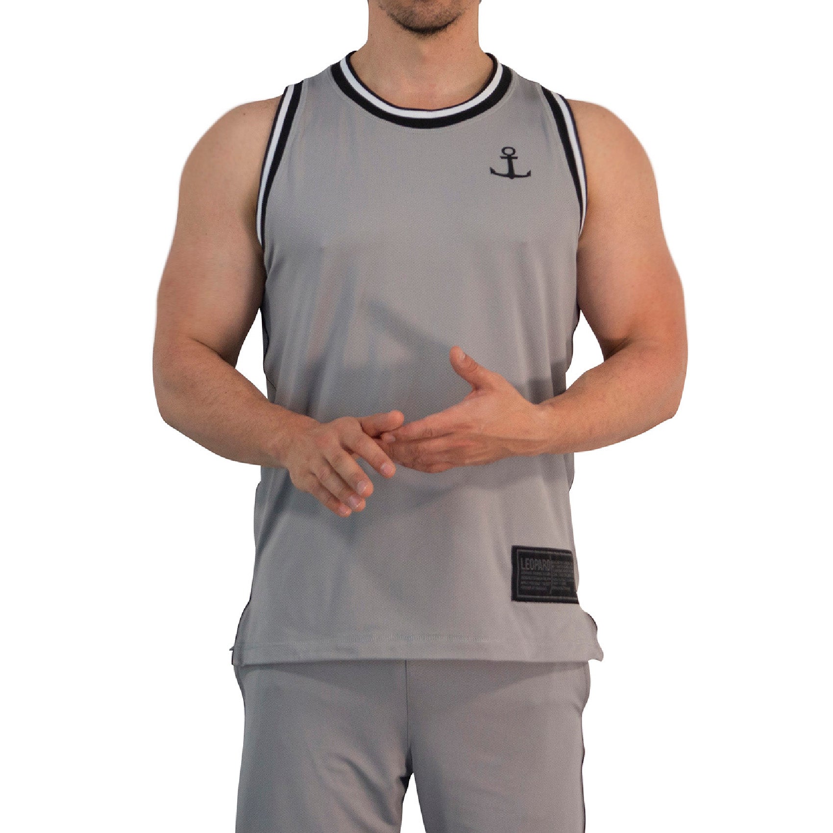 Mesh Jersey Mamba State Gray Anchor Logo