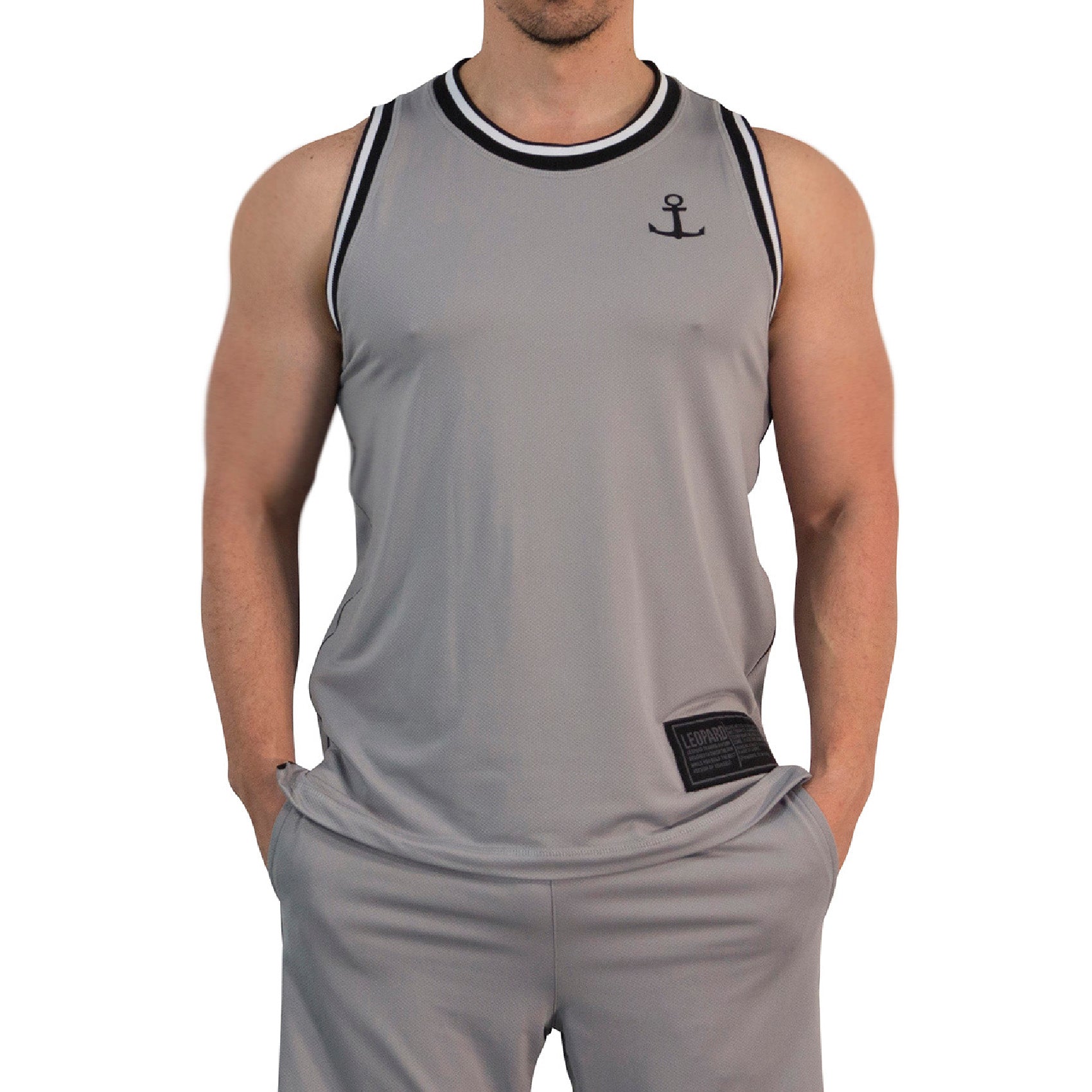 Mesh Jersey Mamba State Gray Anchor Logo