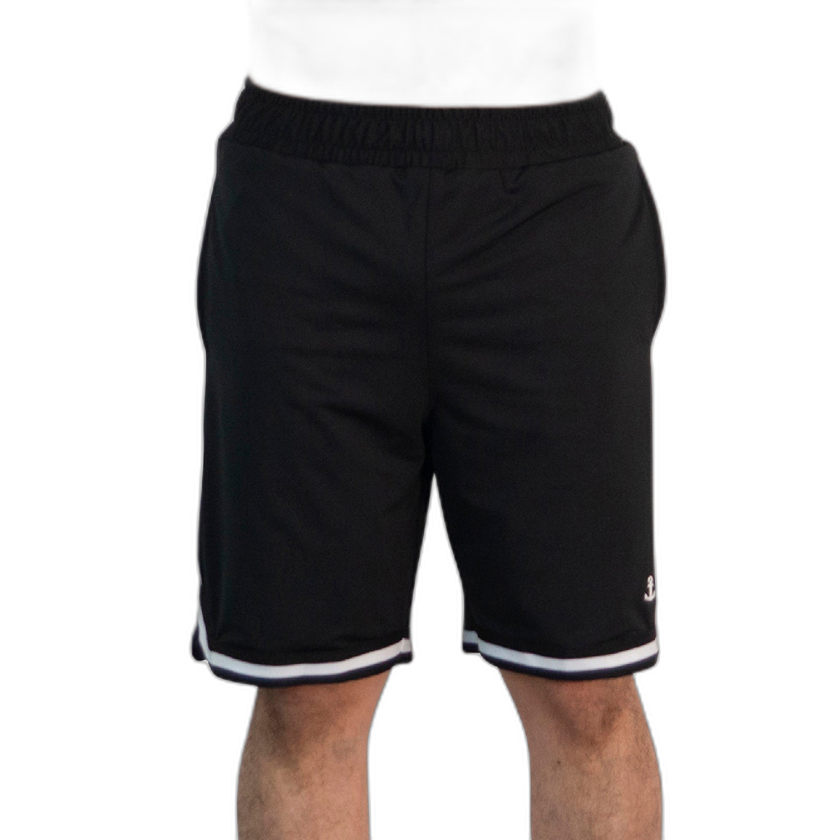 Mesh Short Mamba State Black Anchor Logo