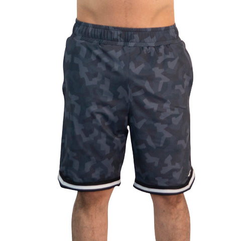 Mesh Short Mamba State Ghost Anchor Logo