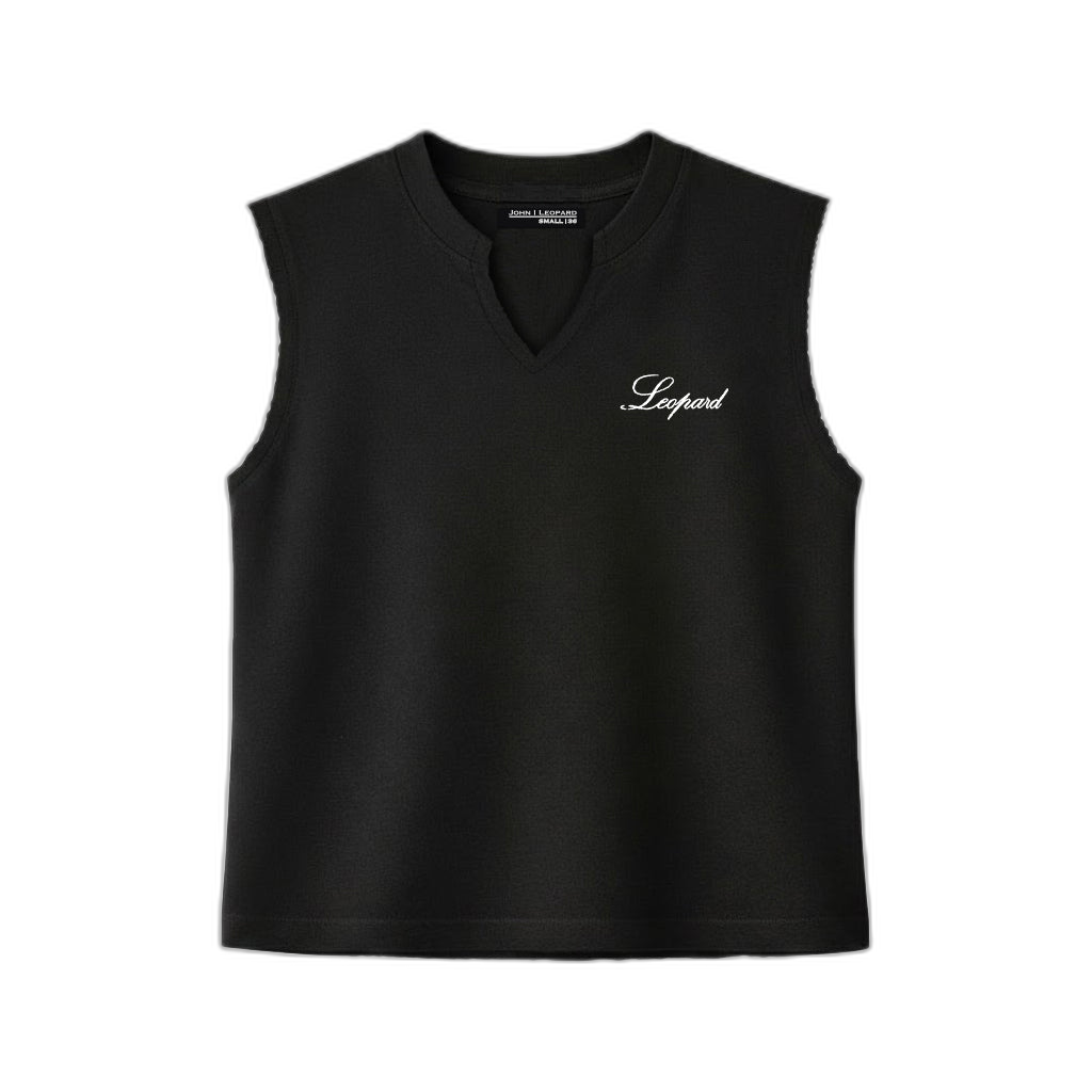 Playera Sleeveless Boxy | Signature Series Black